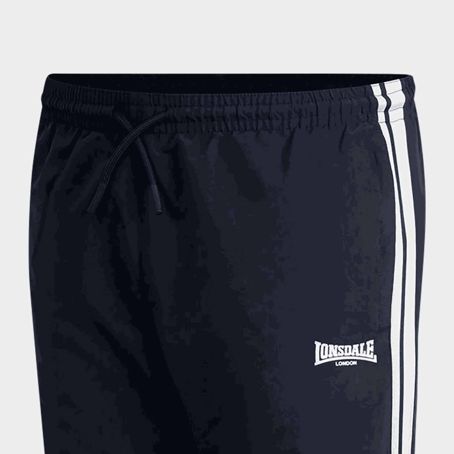 2 Stripe Open Hem Woven Bottoms, miesten collegehousut - full image 4