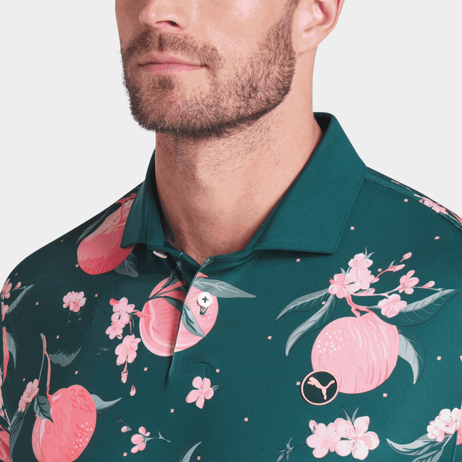 MATTR Freshly Picked Polo, miesten golfpaita - full image 3
