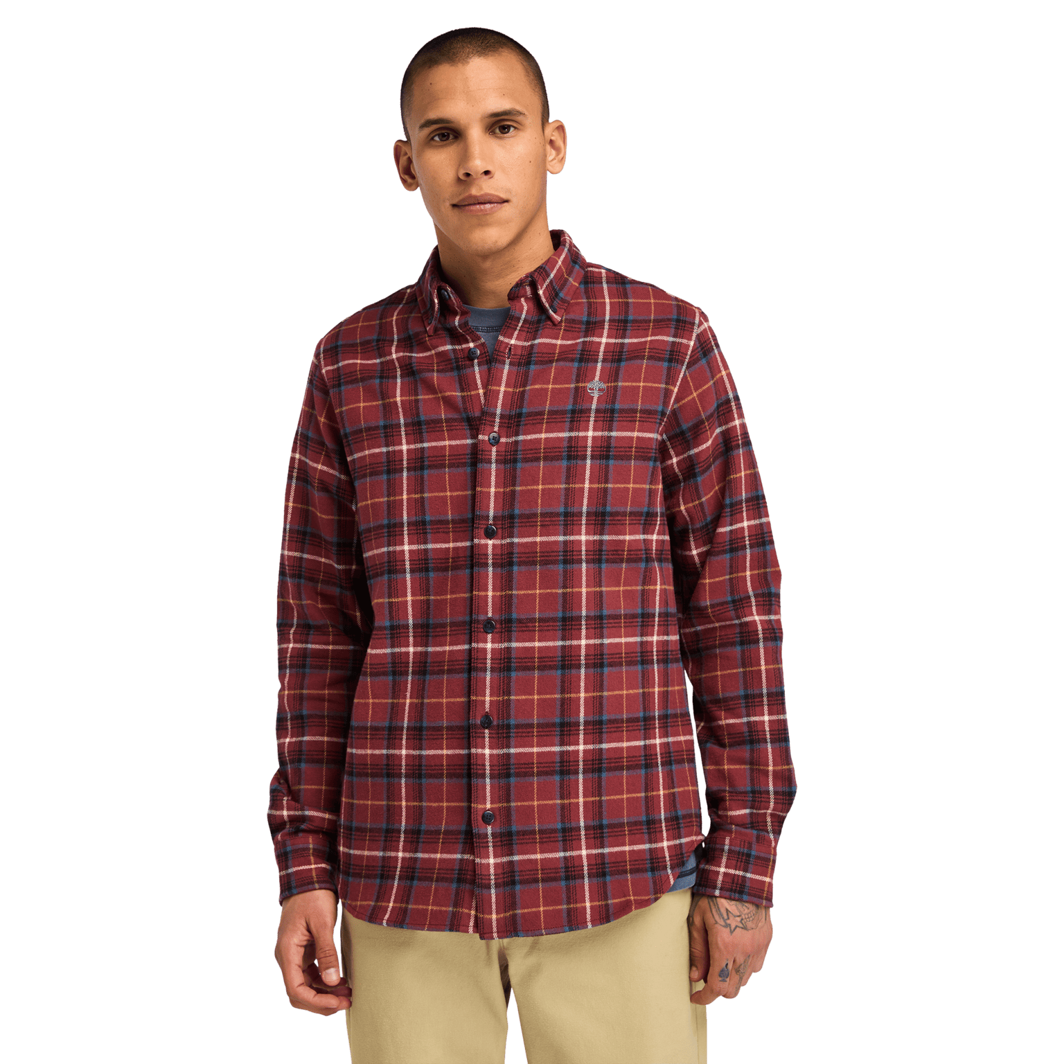 Timberland Midweight Flannel Check, фланелевая рубашка