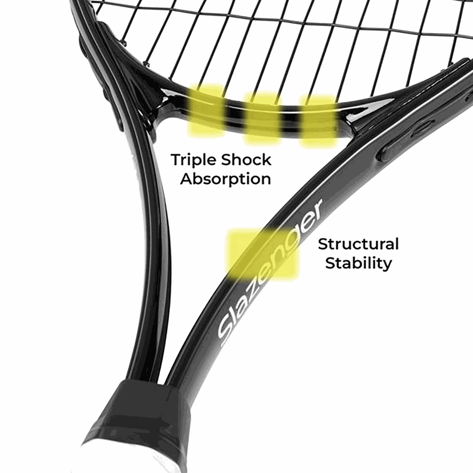 Smash Tennis Racket, tennismaila - Tennismailat - Valkoinen | XXL