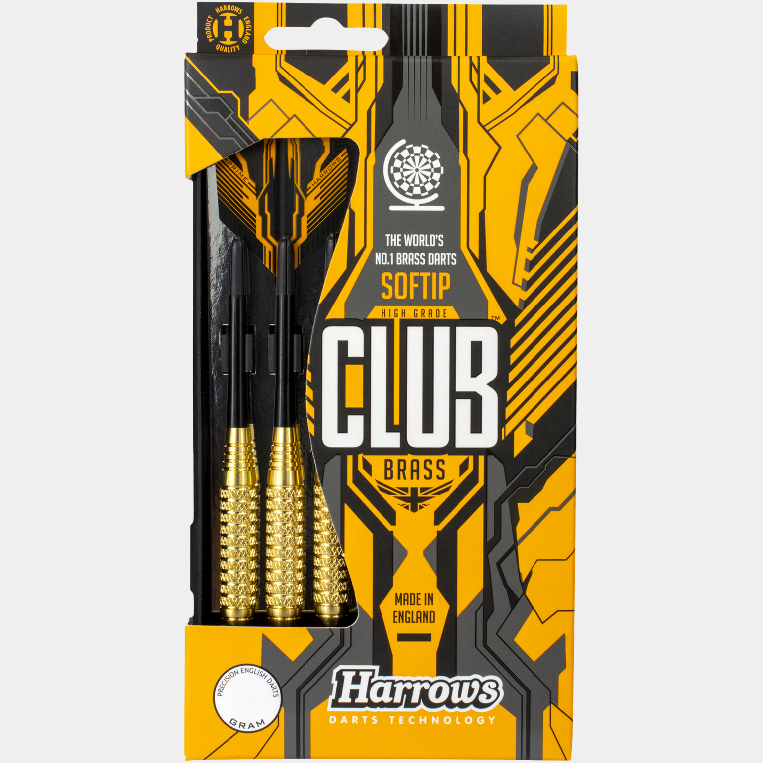 Dart Arrows Softtip Club 18 g, dartstikat - full image 1
