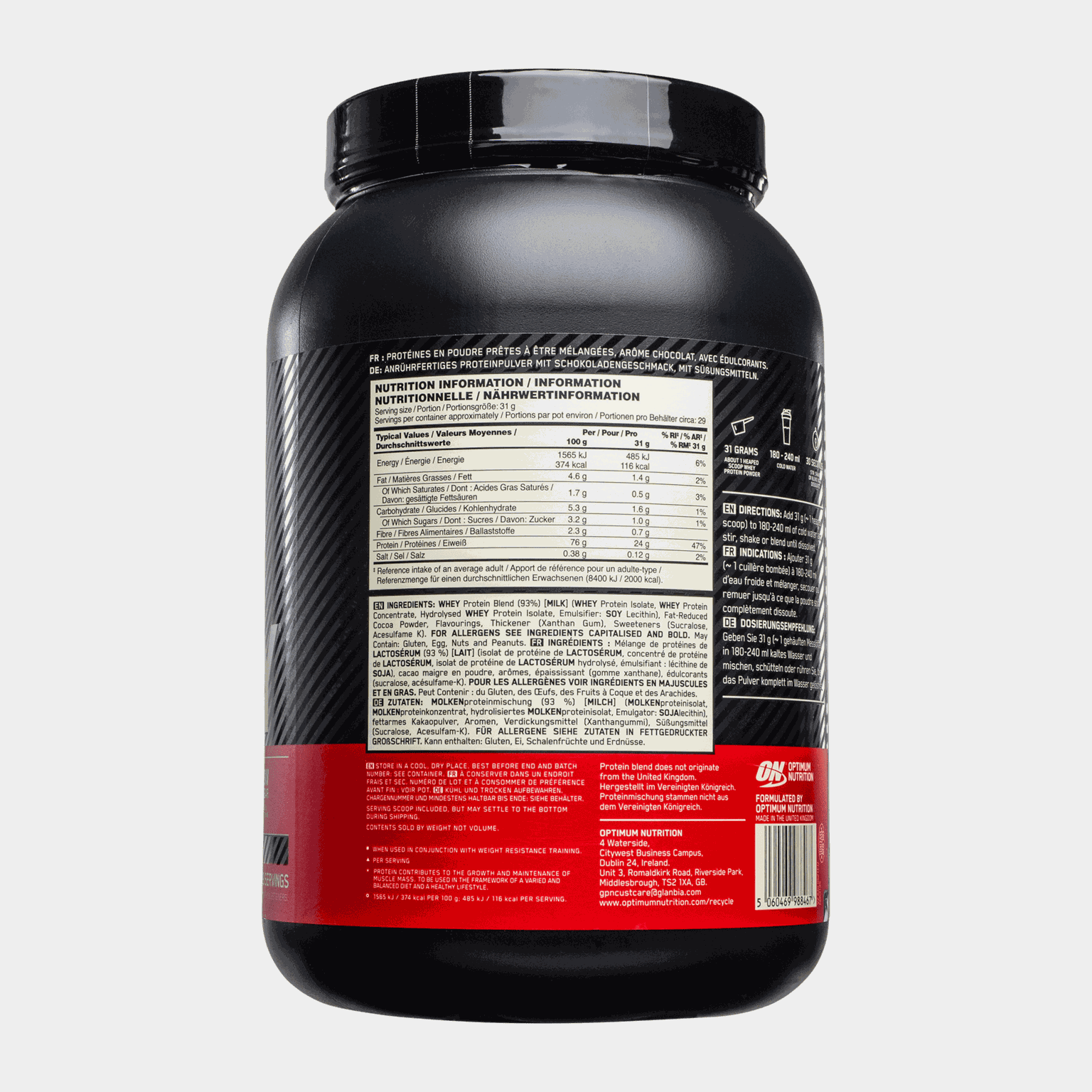 100 % Whey Gold Standard 908 g, proteiinijauhe - full image 2