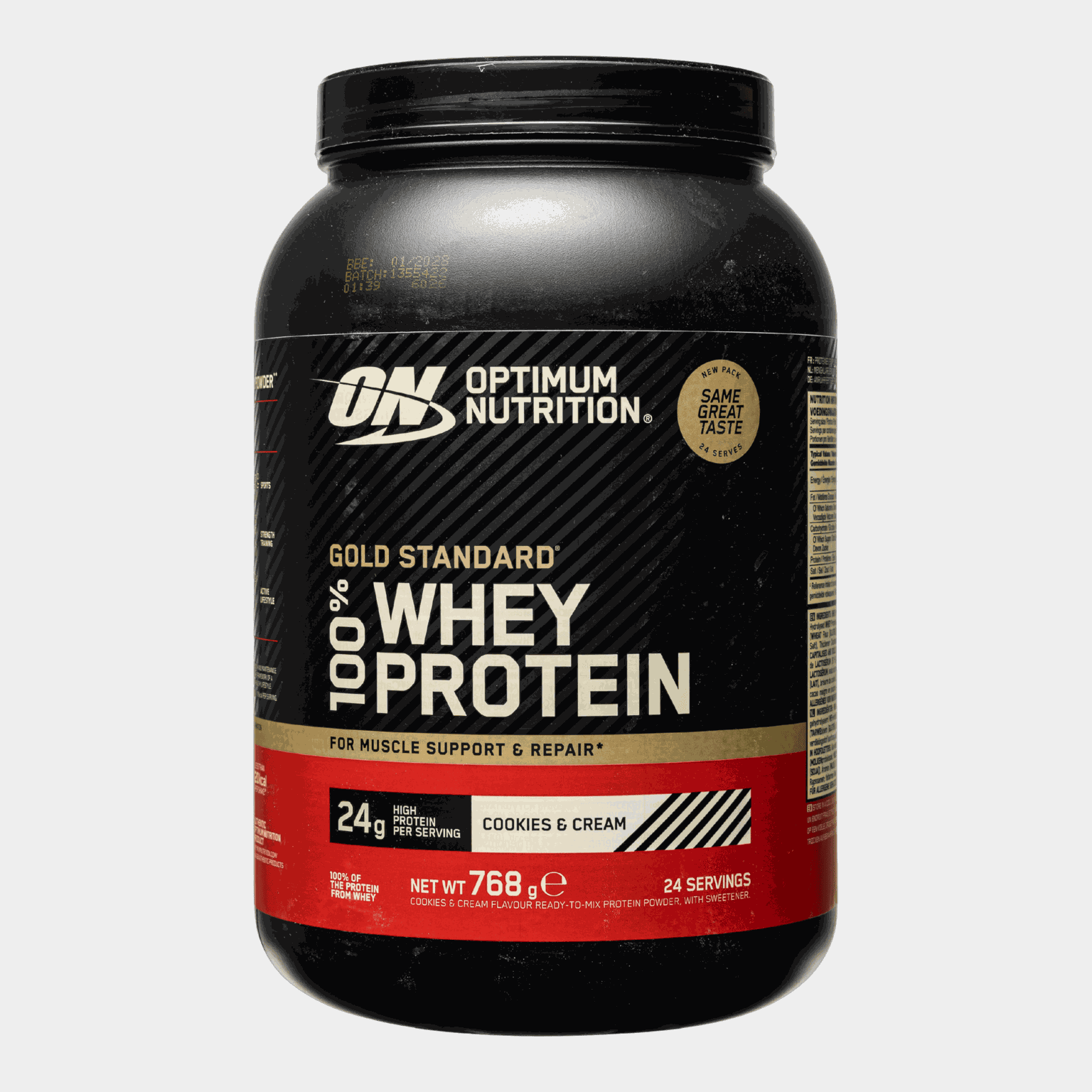 Gold Standard 100% Cookies & Cream 768g, proteiinijauhe - full image 1