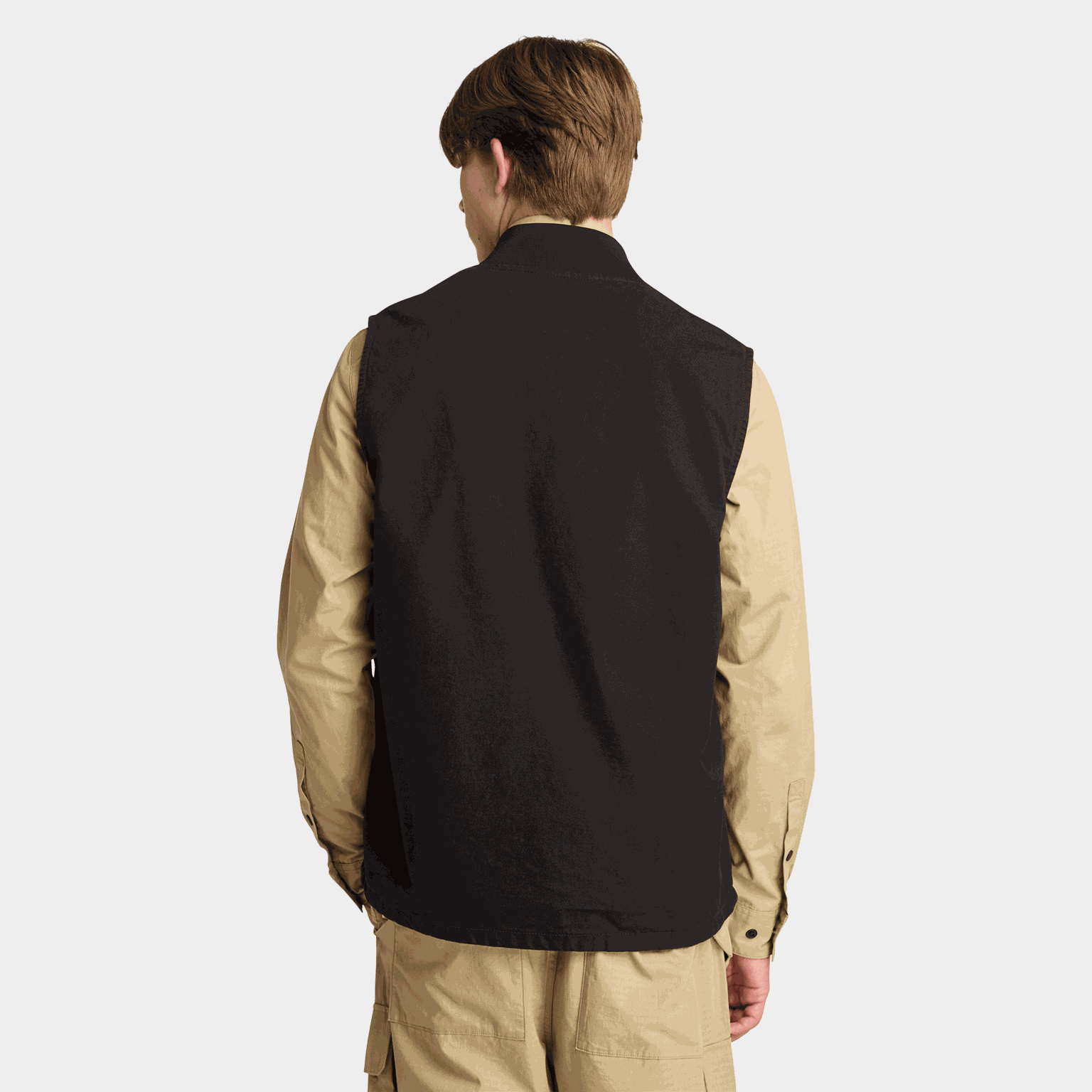 Washed Canvas Vest - full image 3