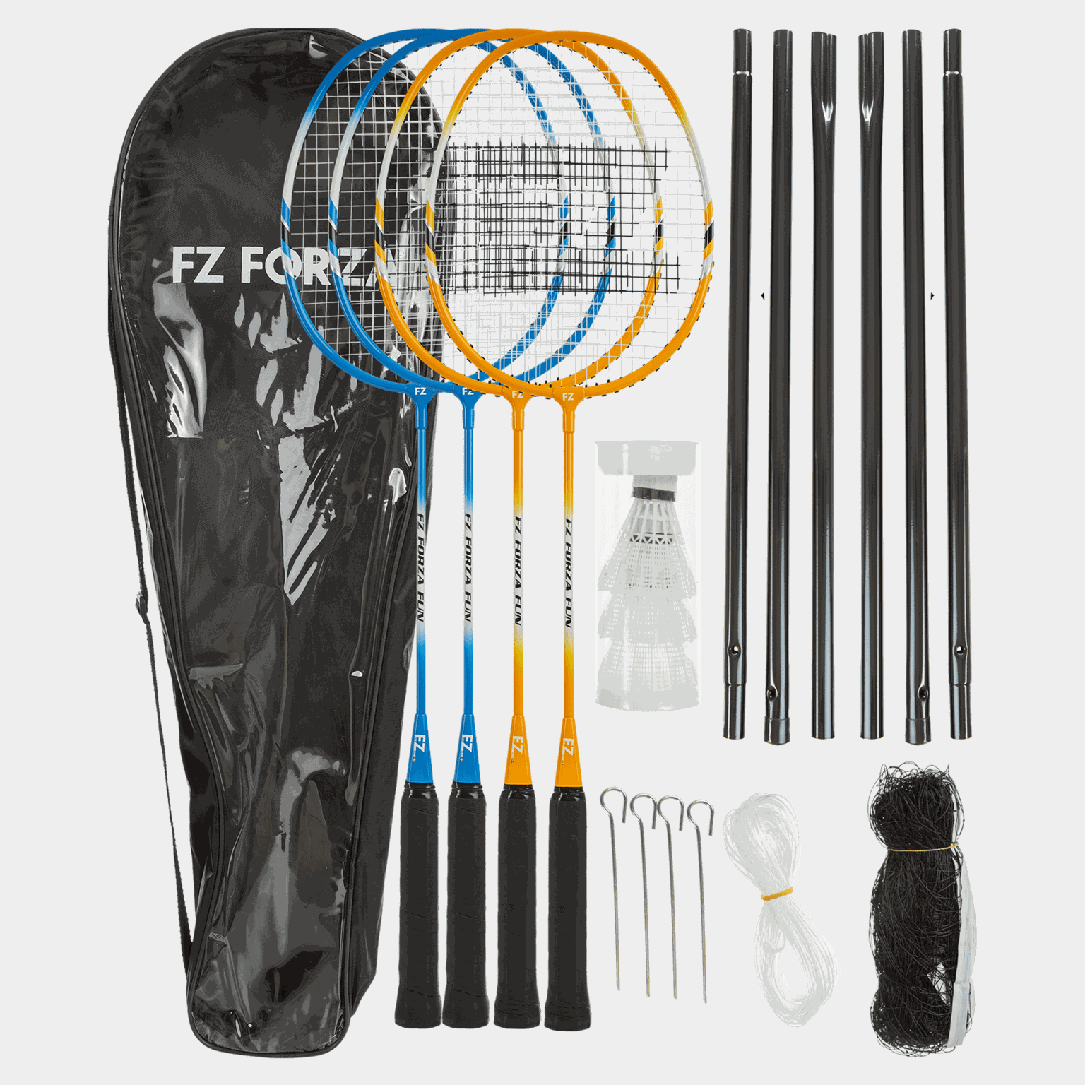 Fun Summer Set 4 Pcs.+ Net, sulkapallosetti - full image 1