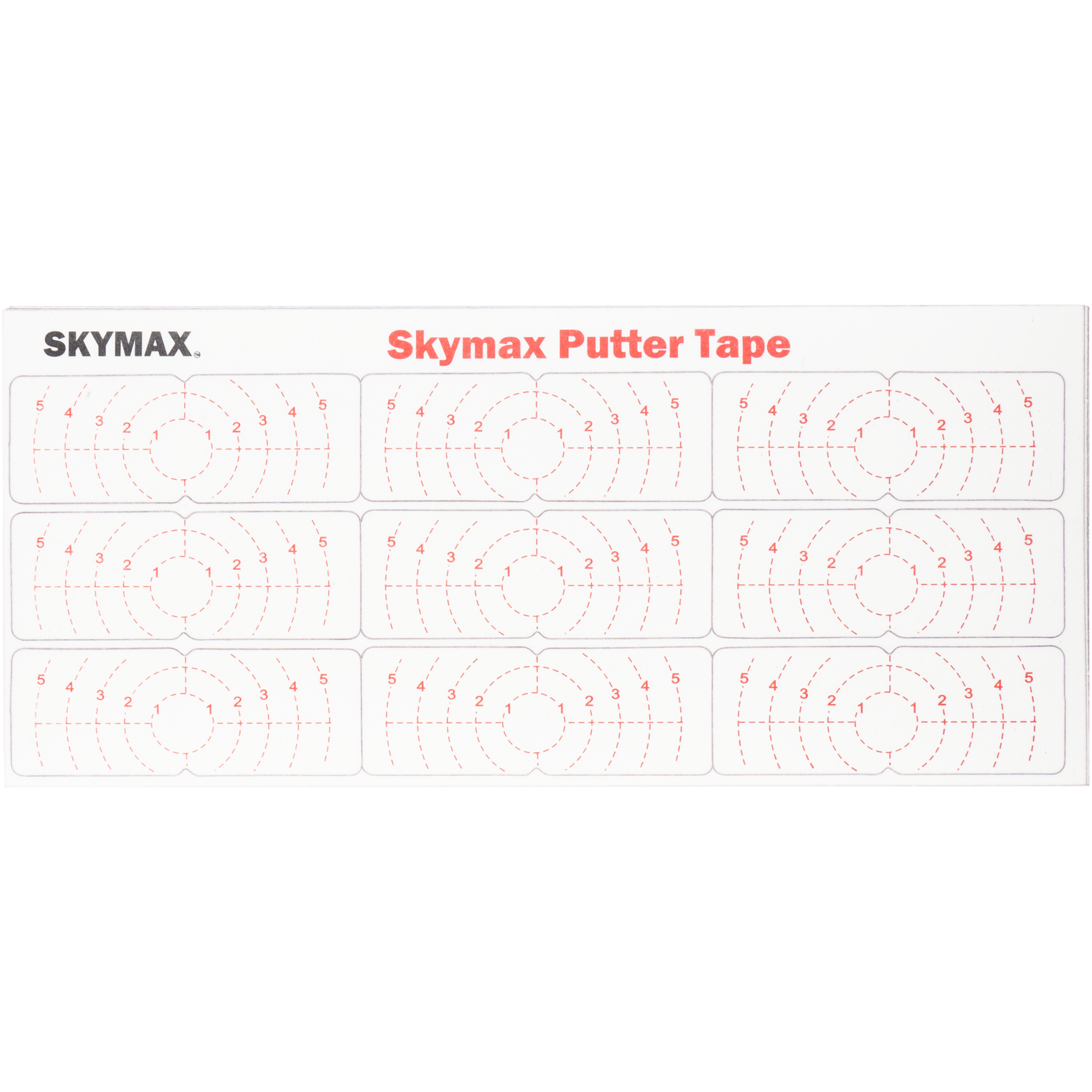 Skymax Impact Tape Putter, наклейка с ударной клюшкой