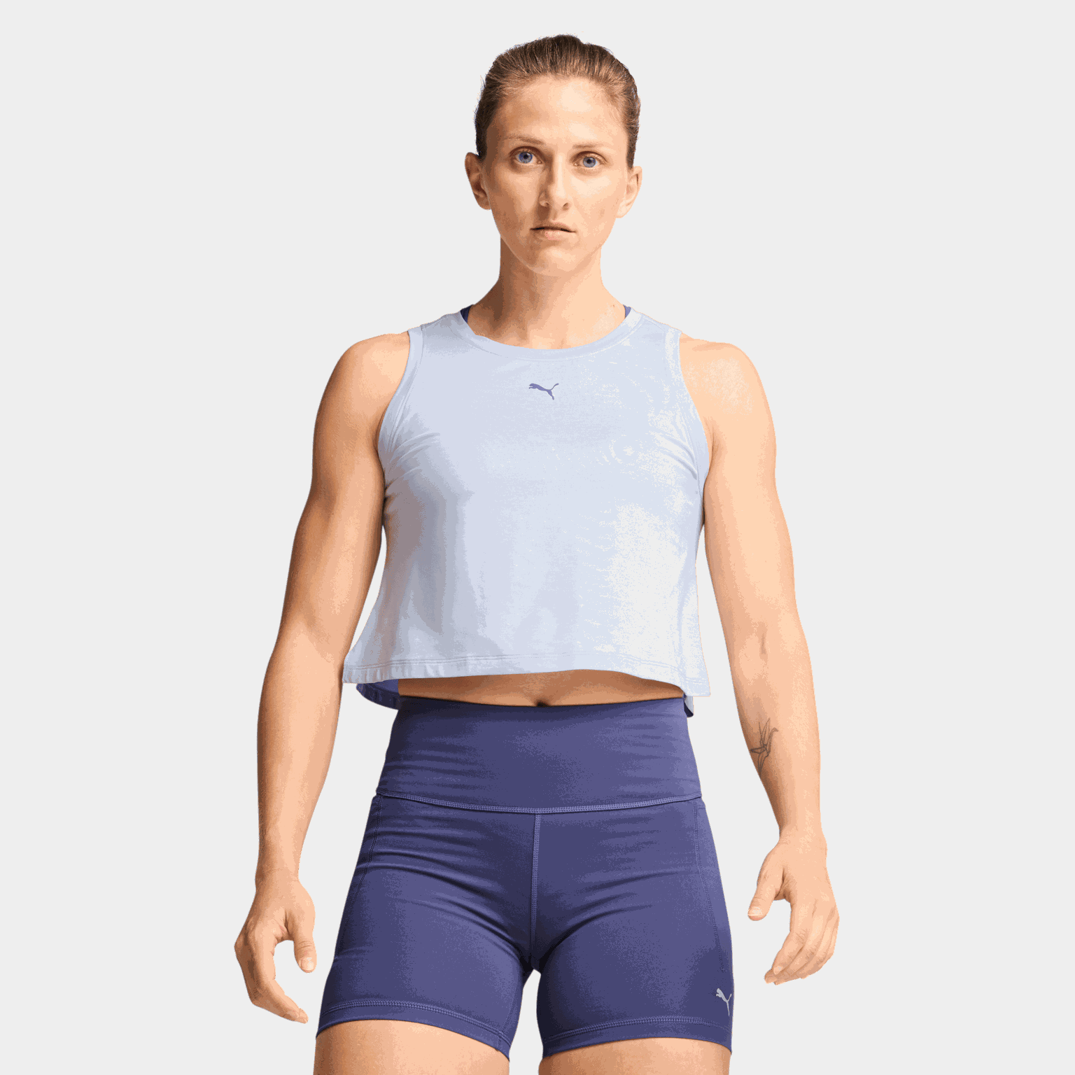 CLOUDSPUN SLEEVELESS TANK - SHORT, naisten treenitoppi - full image 1