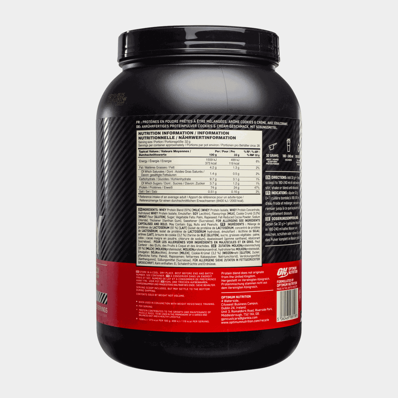 100 % Whey Gold Standard 908 g, proteiinijauhe - full image 2