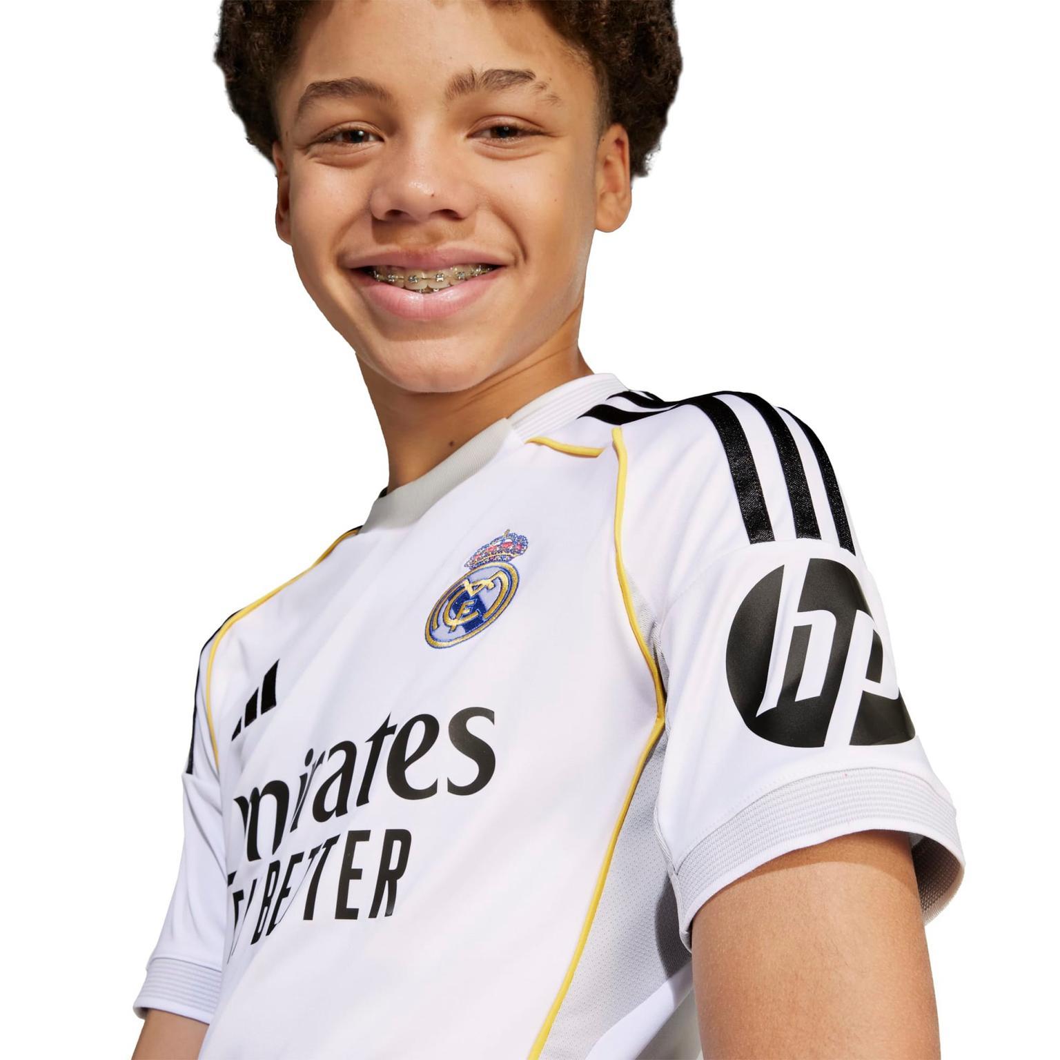 Real Madrid Home Jersey 2025/26, nuorten jalkapalloasu 25/26 - full image 4