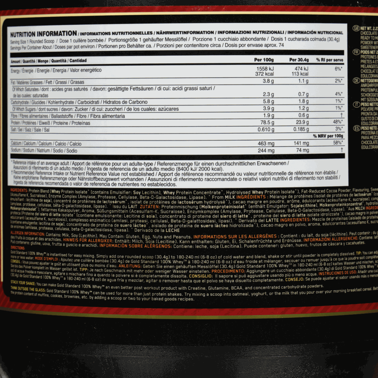 100 % Whey Gold Standard 2 270 g, proteiinijauhe - full image 2