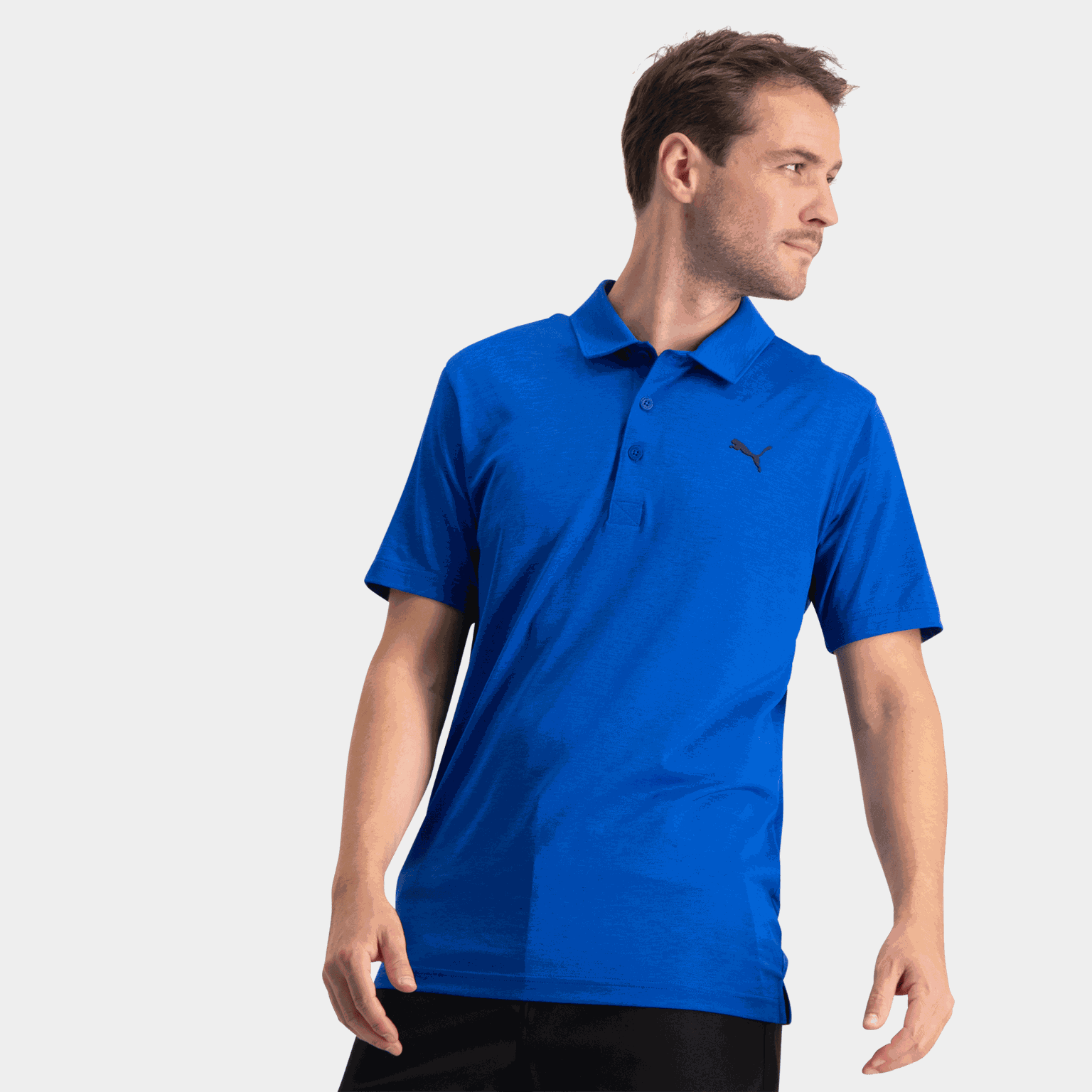 Icon Heather Polo 2.0, miesten pikeepaita - full image 1