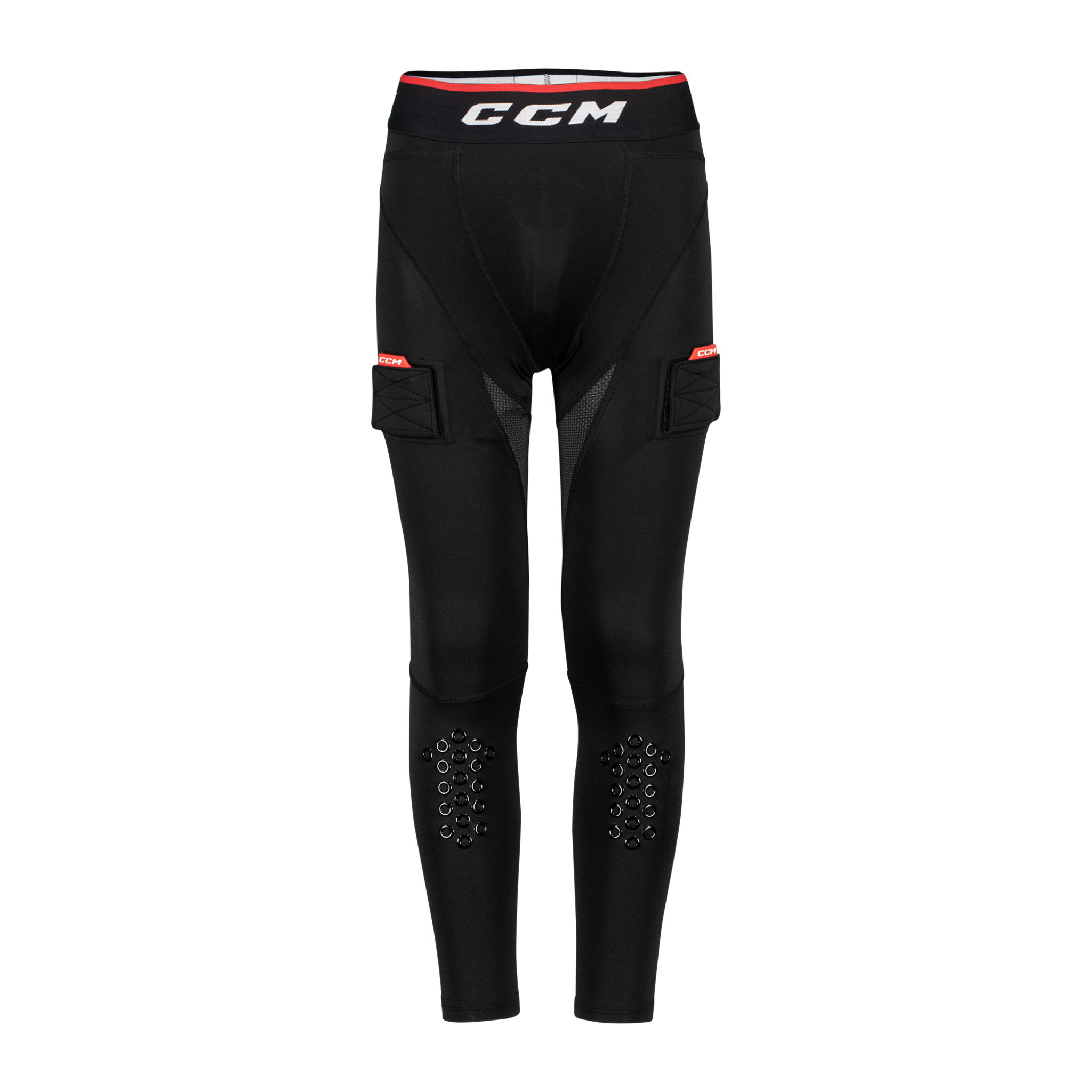 БРЮКИ CCM COMPRESSION С JOCK/GEL YT, компрессионные брюки молодежные 25/26