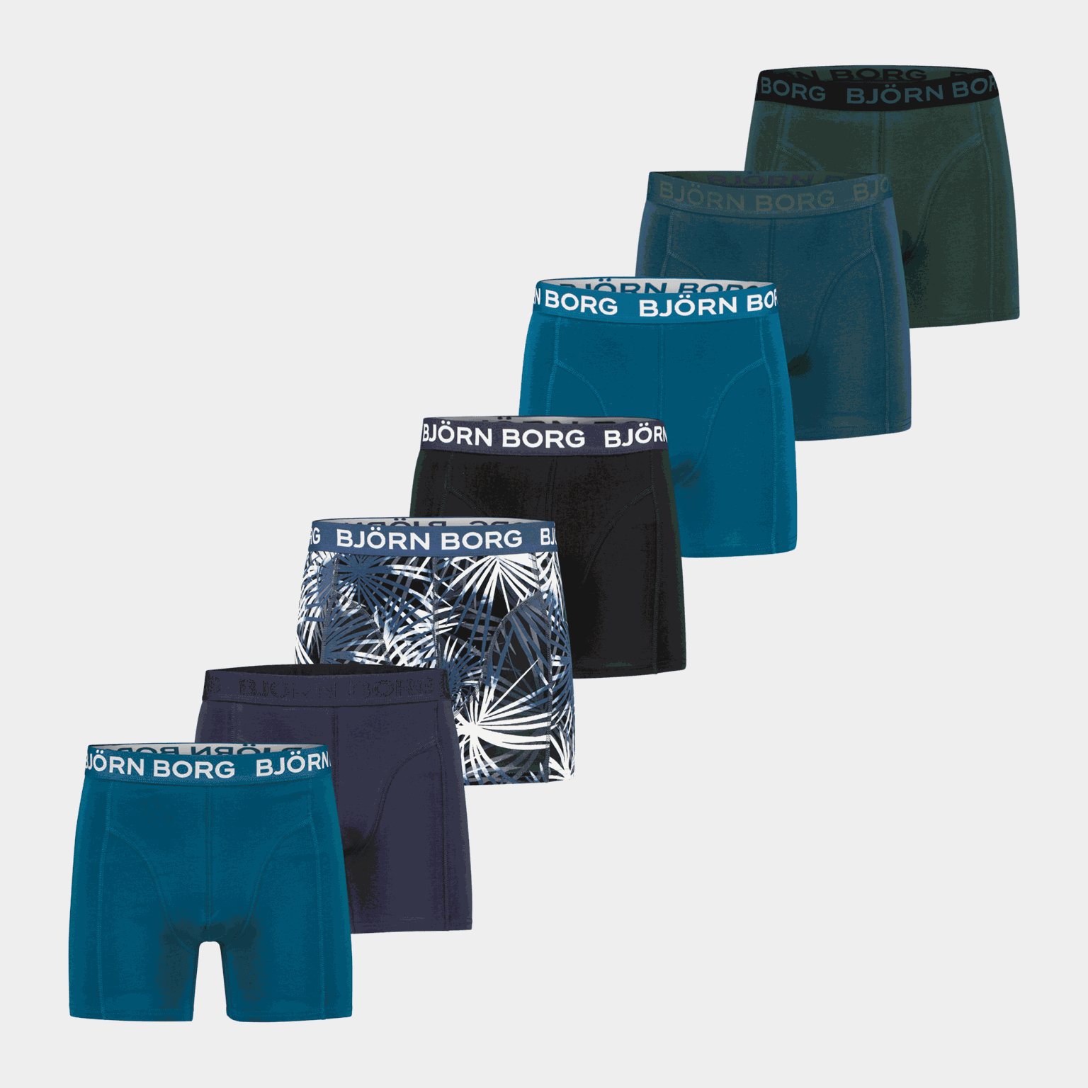 Cotton Stretch Boxer 7-pack, Miesten bokserit - full image 2