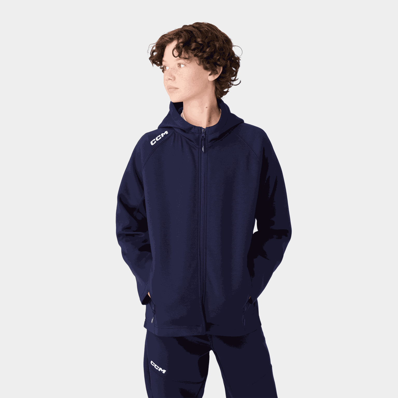 Team Locker Room Full Zip Hood Yt 26/27 - full image 1