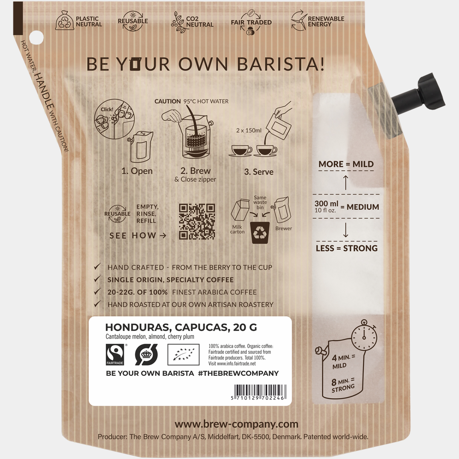 Honduras 2 Cup Coffee, Medium, medium roast, kahvipussi - full image 3