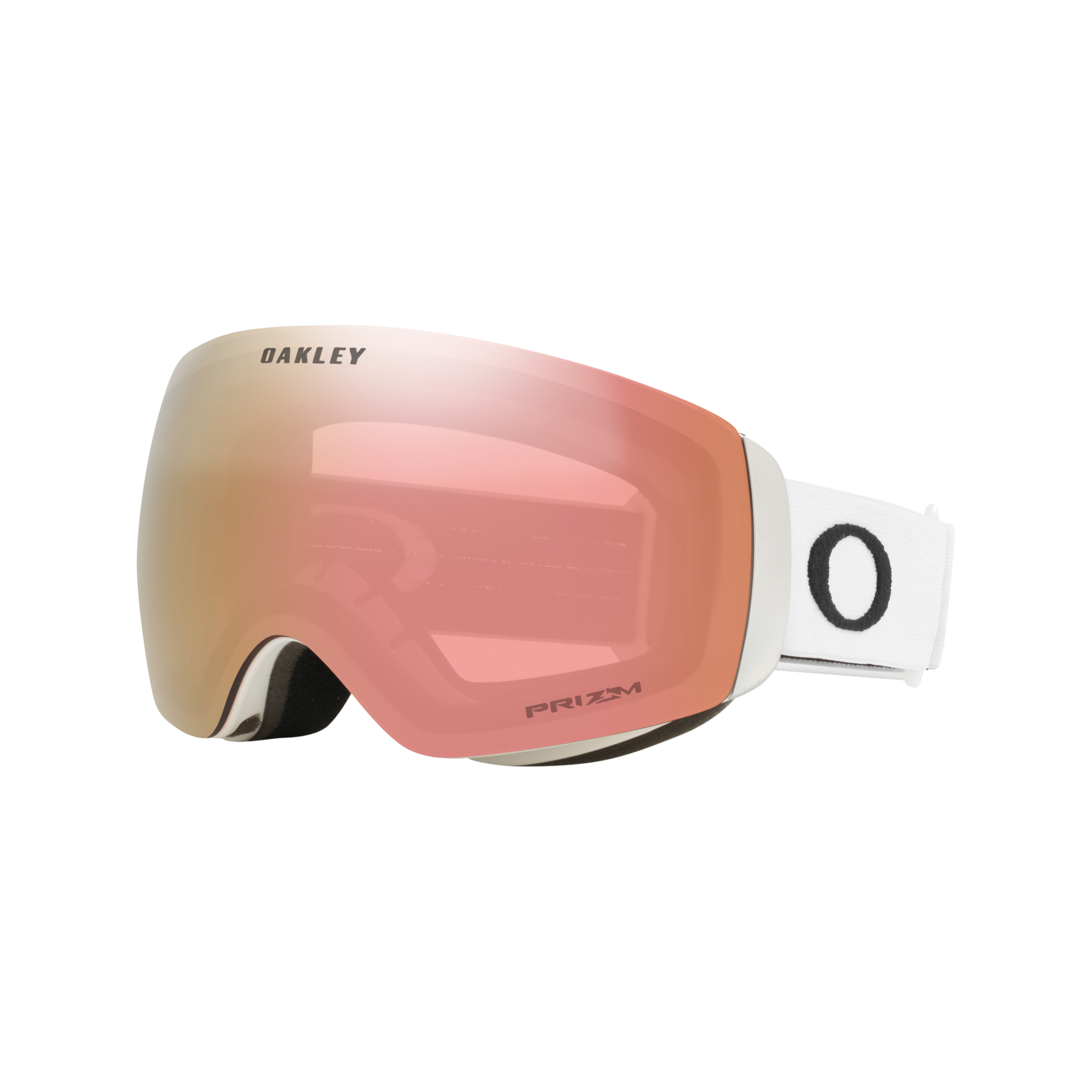 Oakley Goggles Flight Deck M Matte White/Prizm Rose Gold 25/26, лыжные очки для взрослых