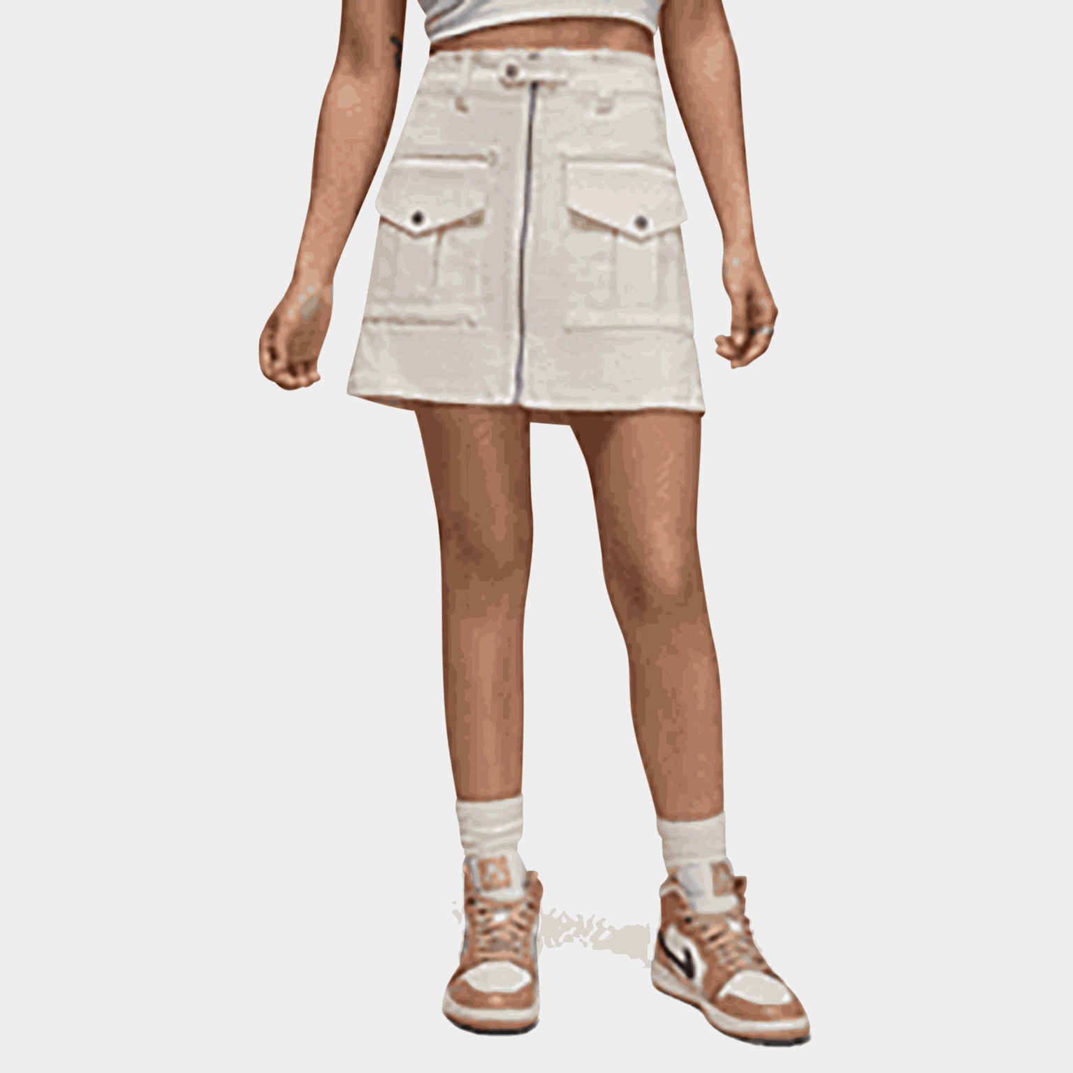 J Utlty Skirt, naisten hame - full image 1