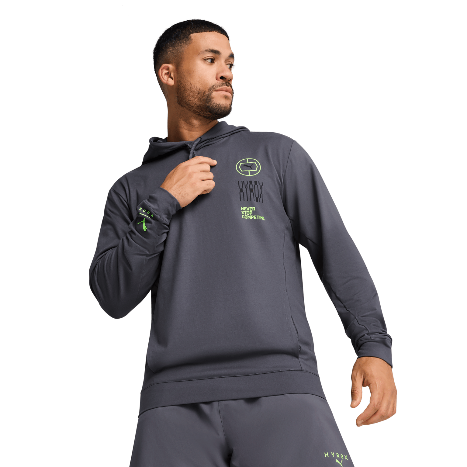 Puma X Hyrox Cloudspun Hoodie, мужская тренировочная рубашка