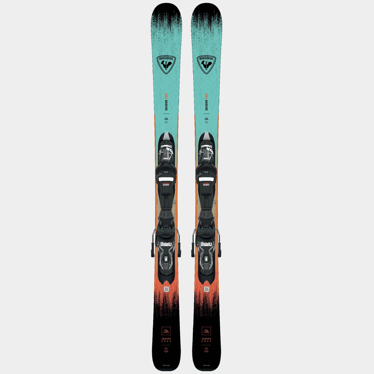 Alpine Skis SENDER XPRESS + XPRESS 7 GW B83, lasten laskettelusukset - full image 1