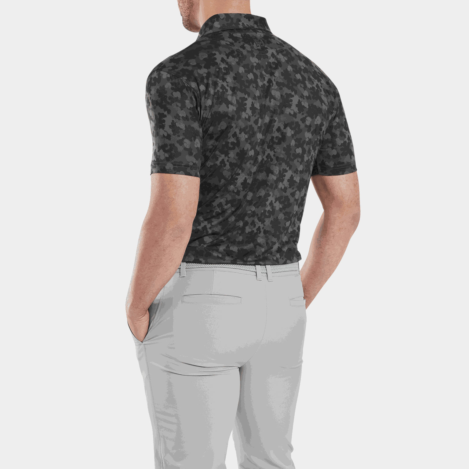 Pop Camo Lisle99, miesten pikeepaita - full image 3