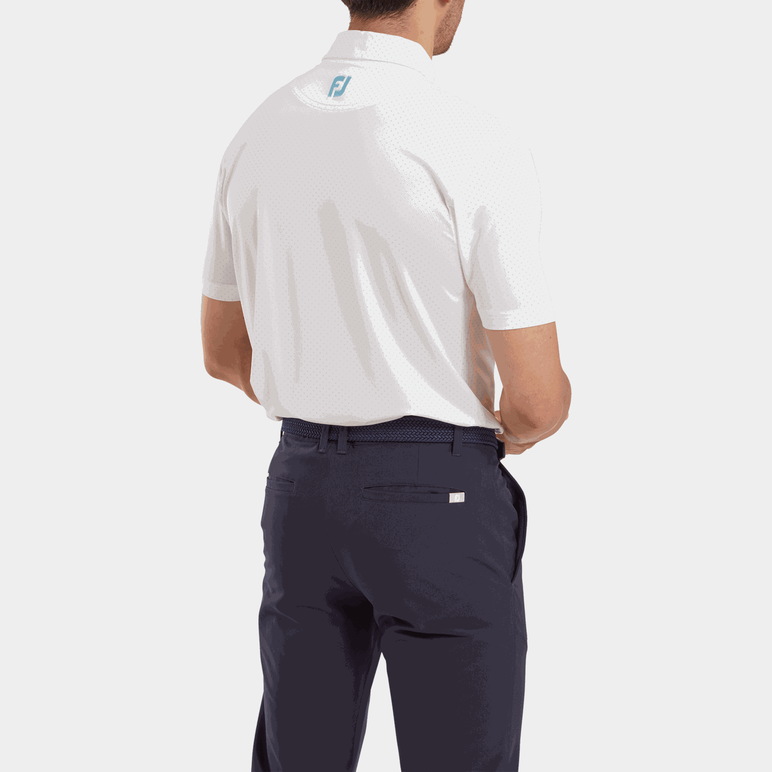 Stretch Lisle Dot Print99, miesten pikeepaita - full image 2