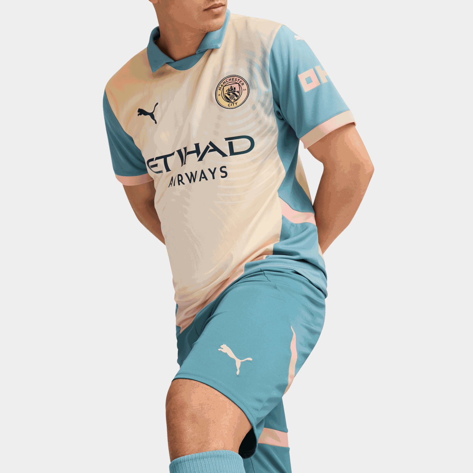 Manchester City Shorts Replica, miesten jalkapalloshortsit - full image 1