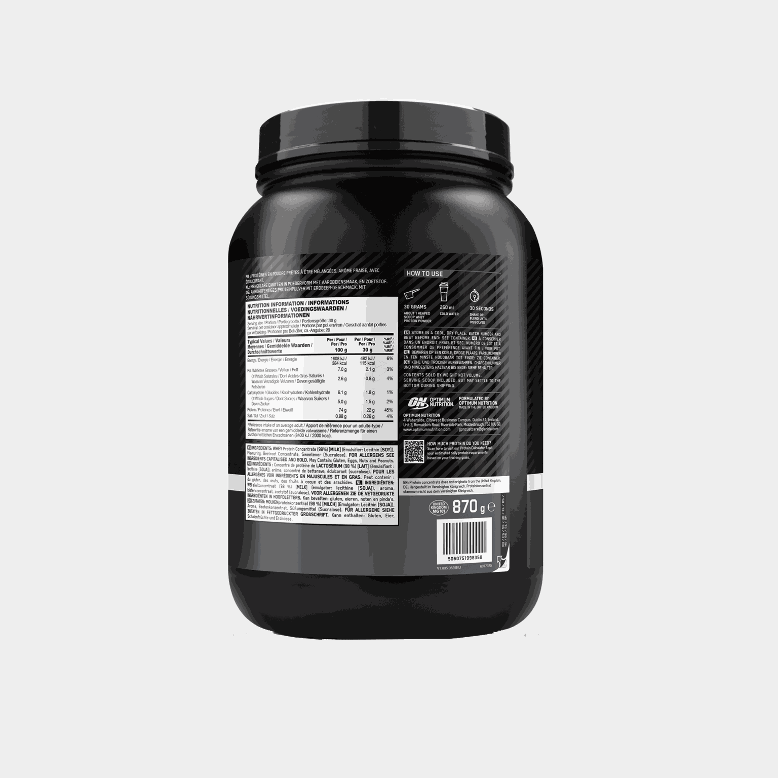 Whey Strawberry, proteiinijauhe - full image 4