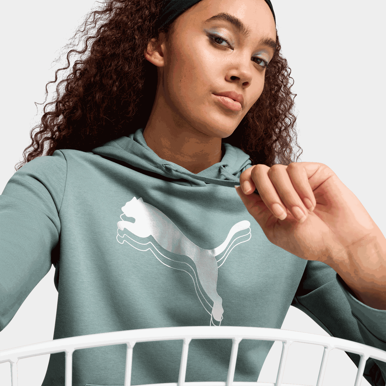 ESS Metallic Hoodie, naisten huppari - full image 3