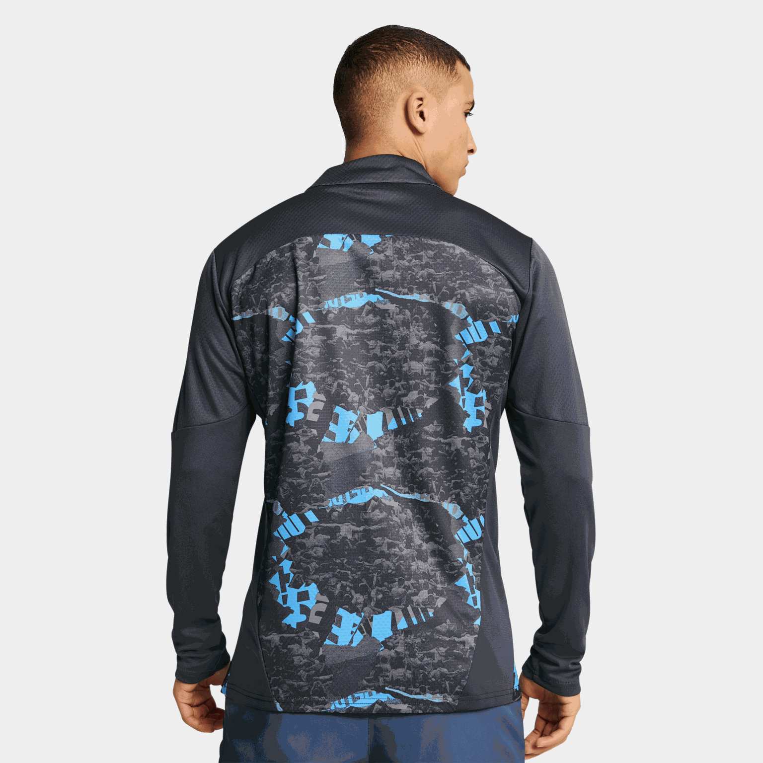 Manchester City Prematch 1/4 Zip Top, miesten jalkapallopaita - full image 2