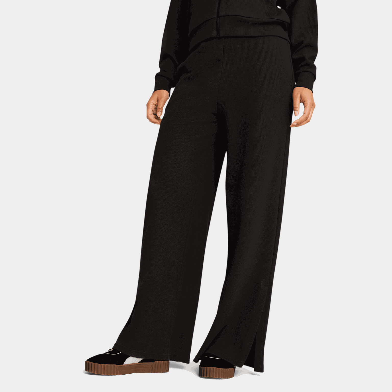HER Comfort High-Waist Straight Pants, Naisten collegehousut - full image 1
