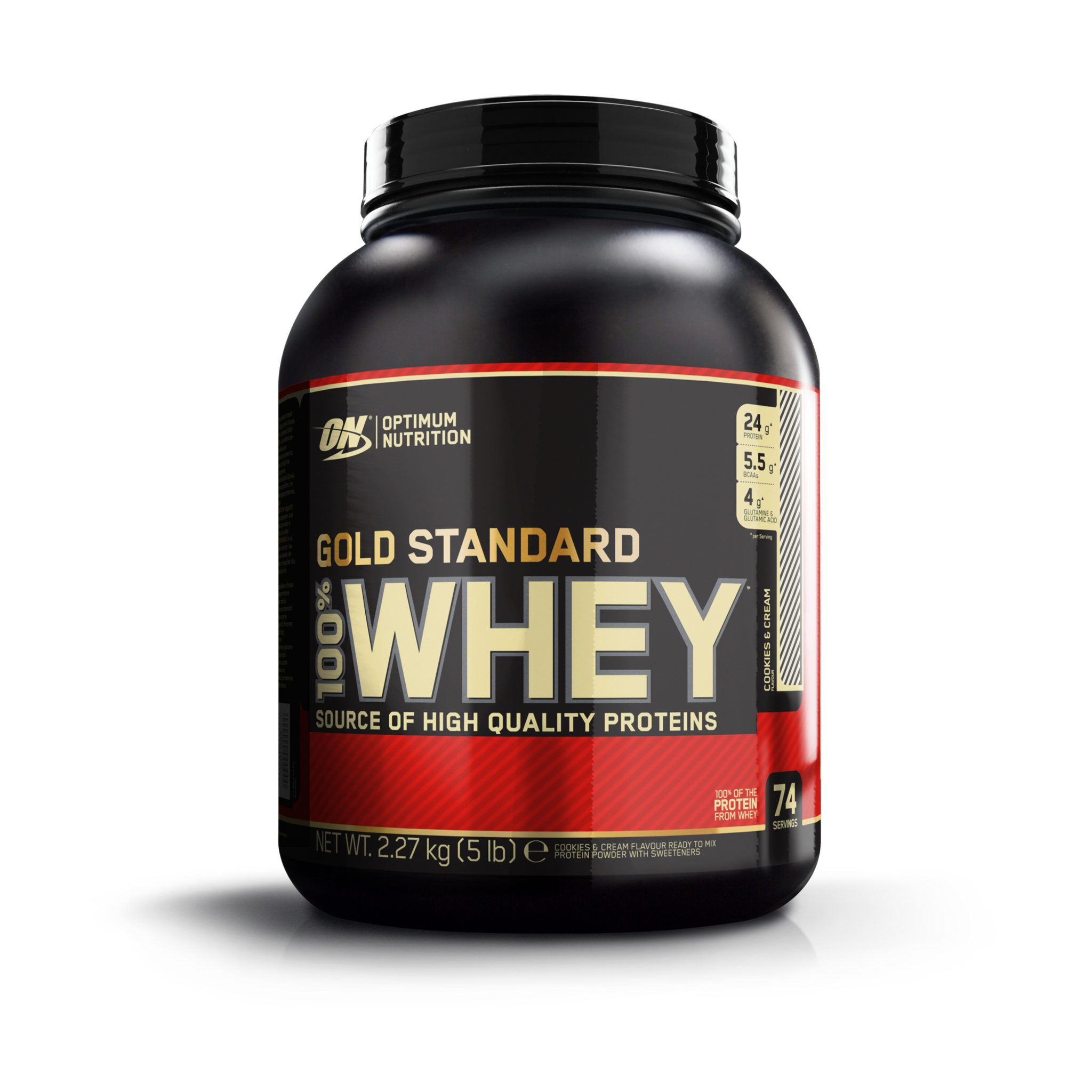 Optimum Nutrition 100% Whey Gold Standard 2270 г, протеиновый порошок