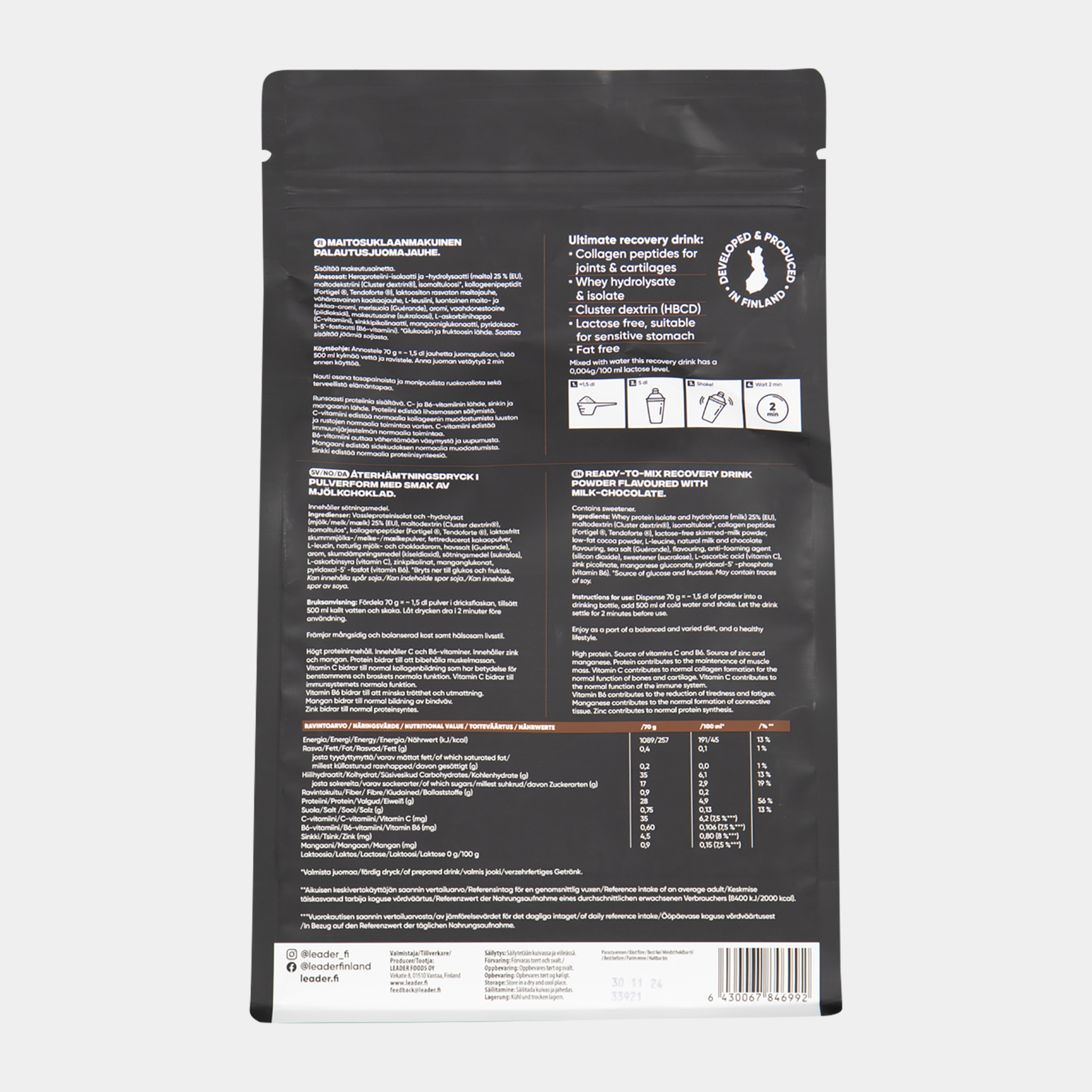 Perf Combat Reco 700g, palautusjuoma - full image 2
