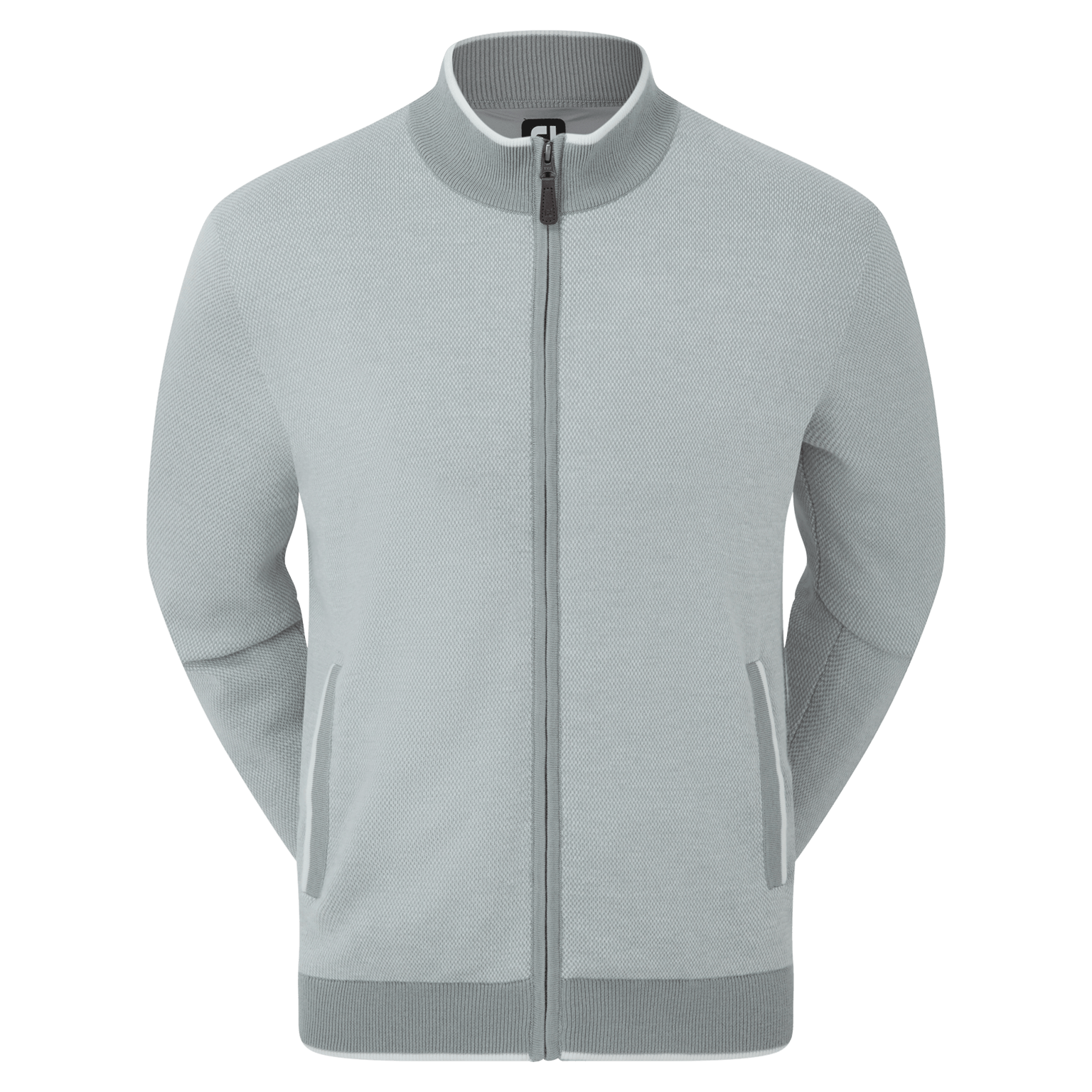 Wool Blend Full-Zip Lined Pullover99, miesten golftakki