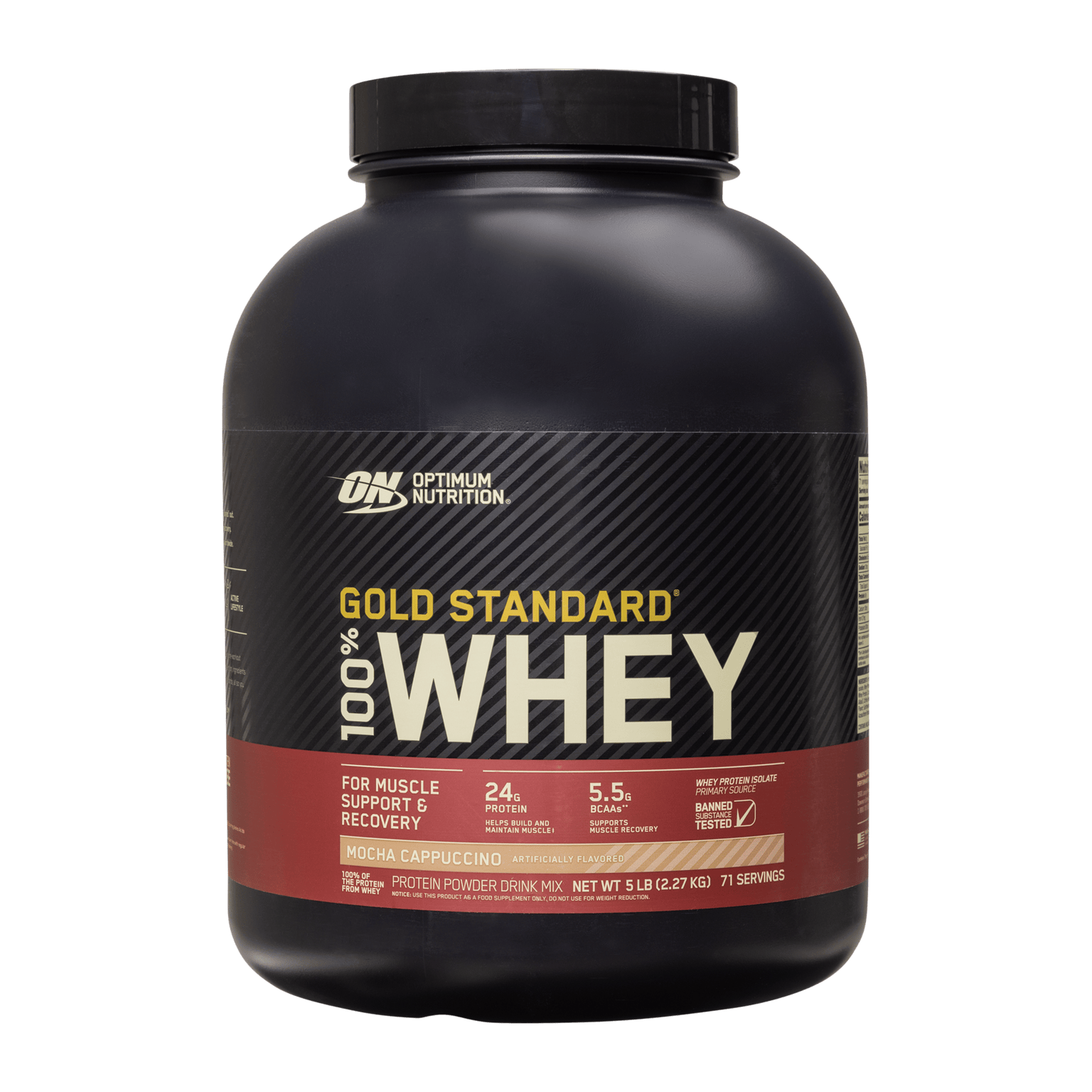 Optimum Nutrition 100% Whey Gold Standard 2270 г - Мокко Капучино, протеиновый порошок