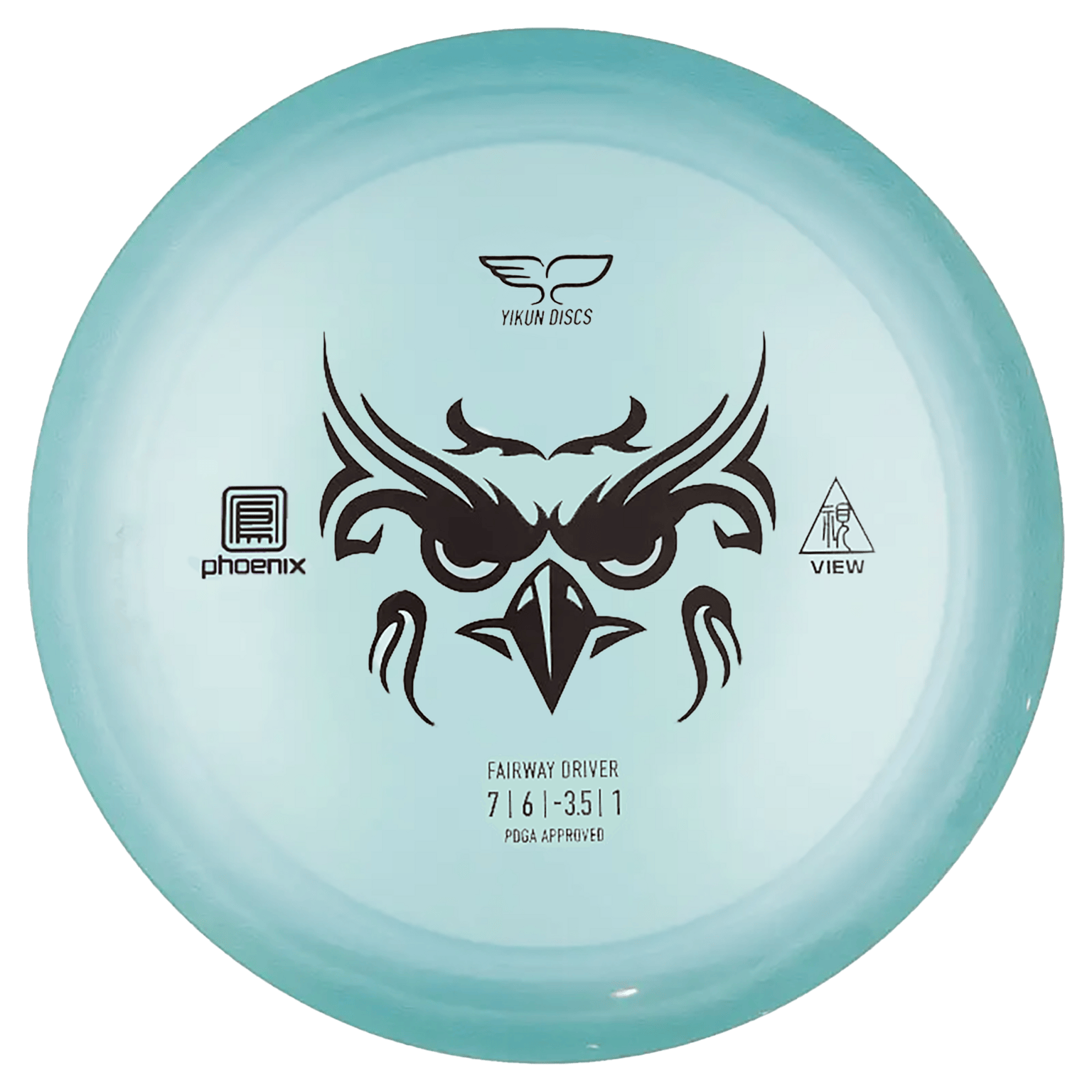 YIKUN Phoenix Driver View, 170-175г, фрисби-гольф для водителя