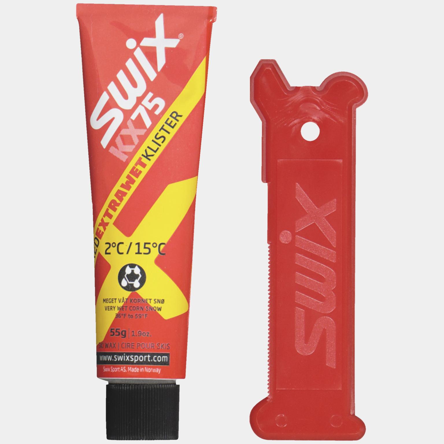 Klister KX75 Red Extra Wet 2C/15C 25/26, liisteri märälle lumelle - full image 1