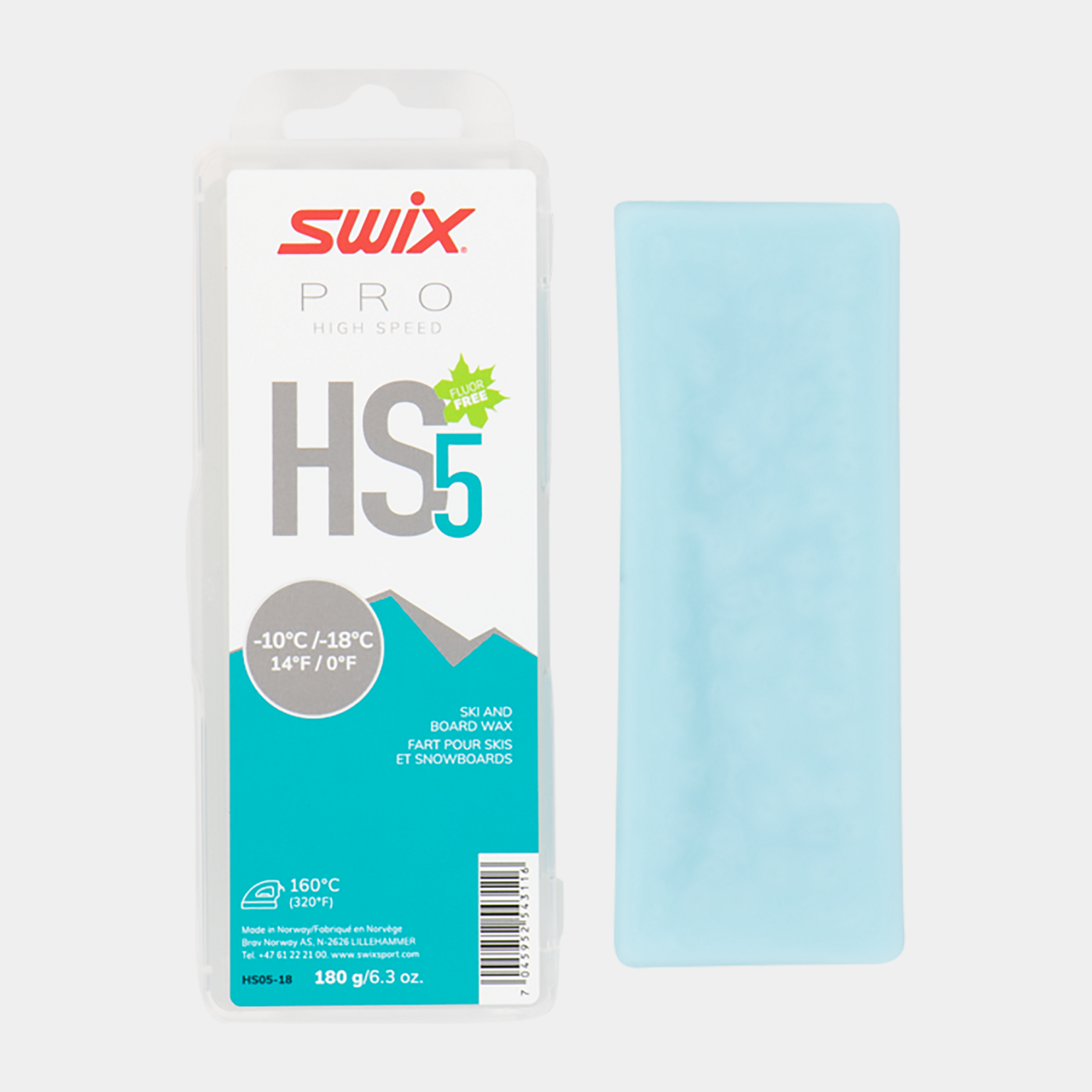 Glider HS5 Turquoise, -10°C/-18°C, 180g 24/25, -10°C/-18°C, 180g 24/25, -10°C/-18°C, 180g 25/26, 180g luistovoide - full image 2