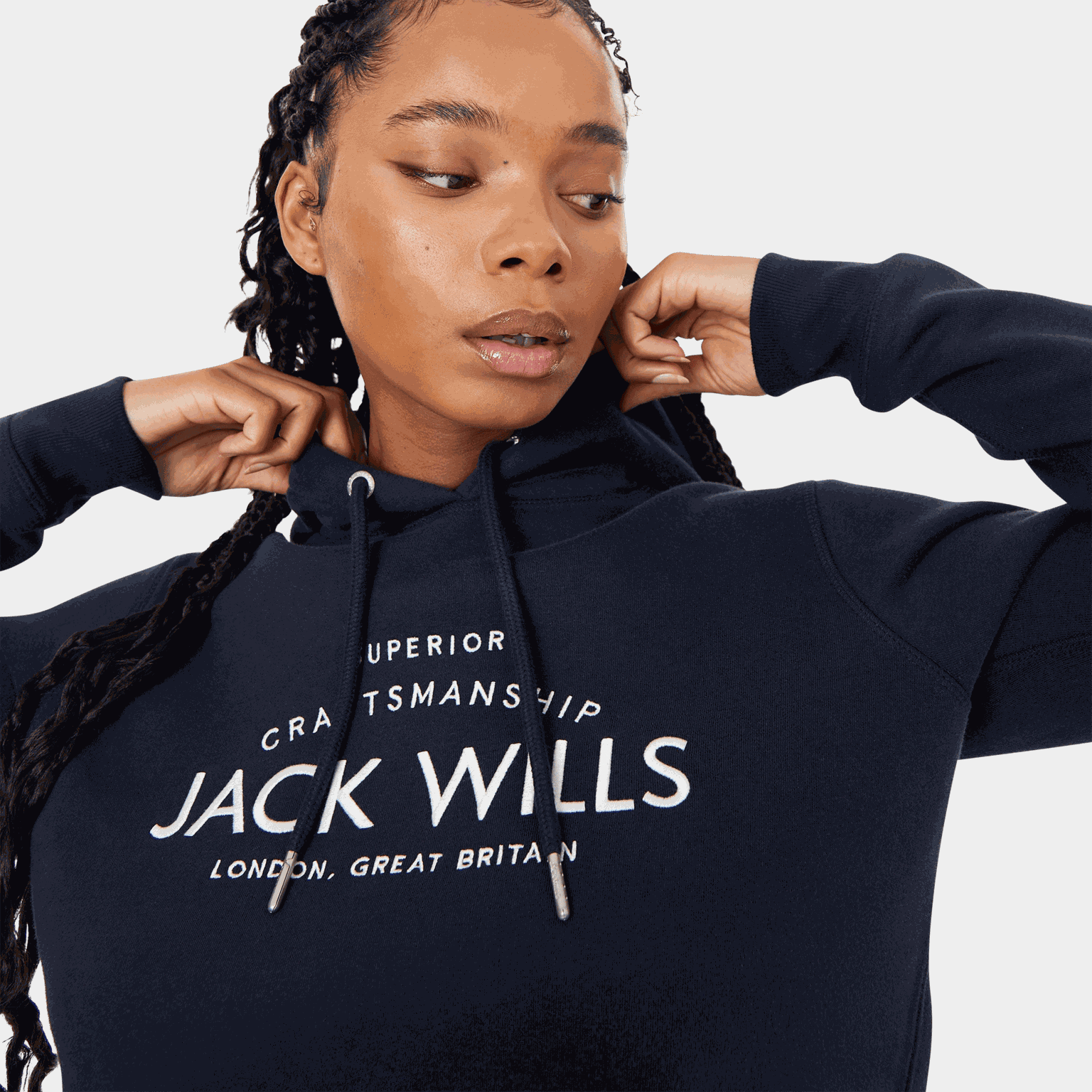 Hunston Graphic Logo Hoodie, naisten huppari - full image 4