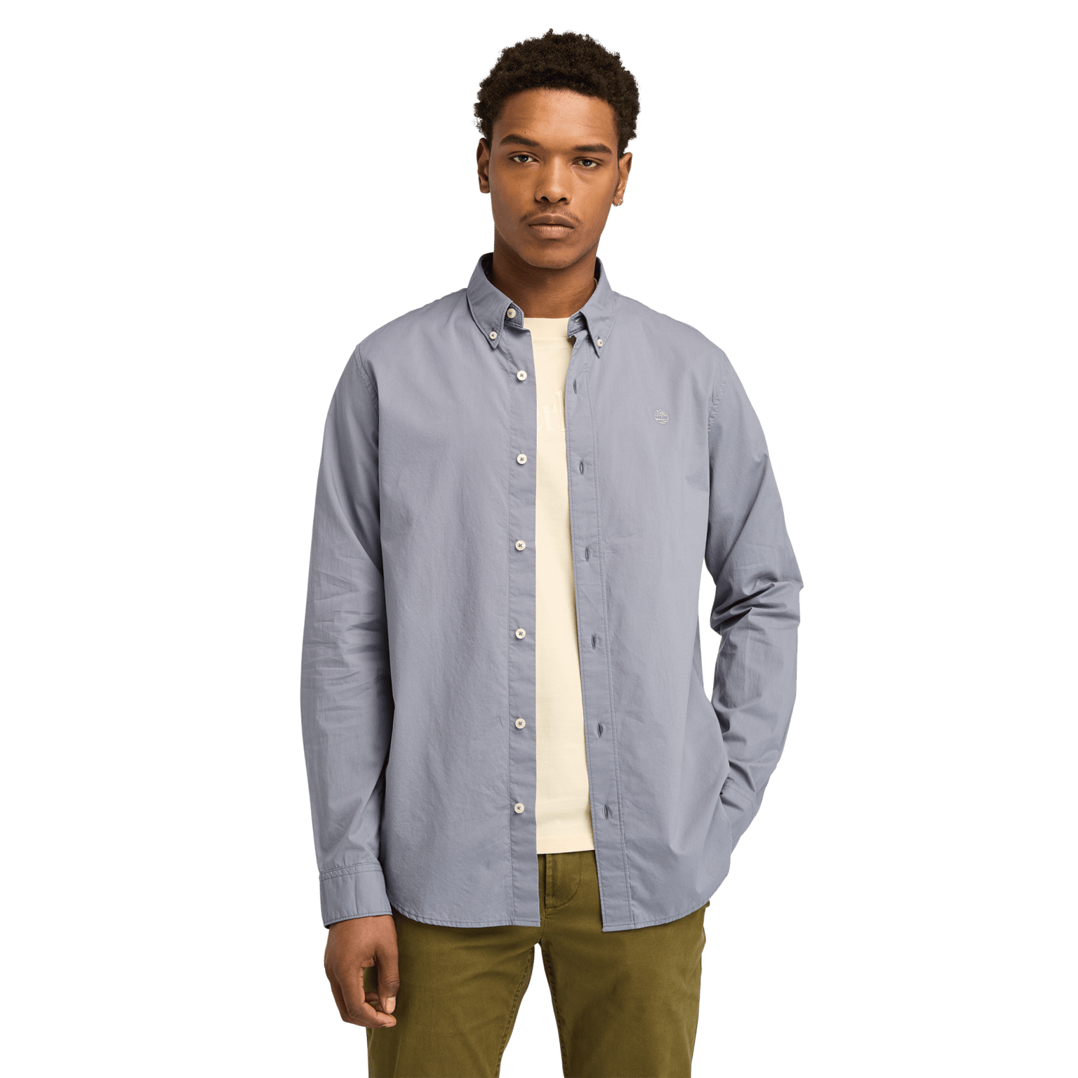 Рубашка Timberland Stretch Pop с длинными рукавами