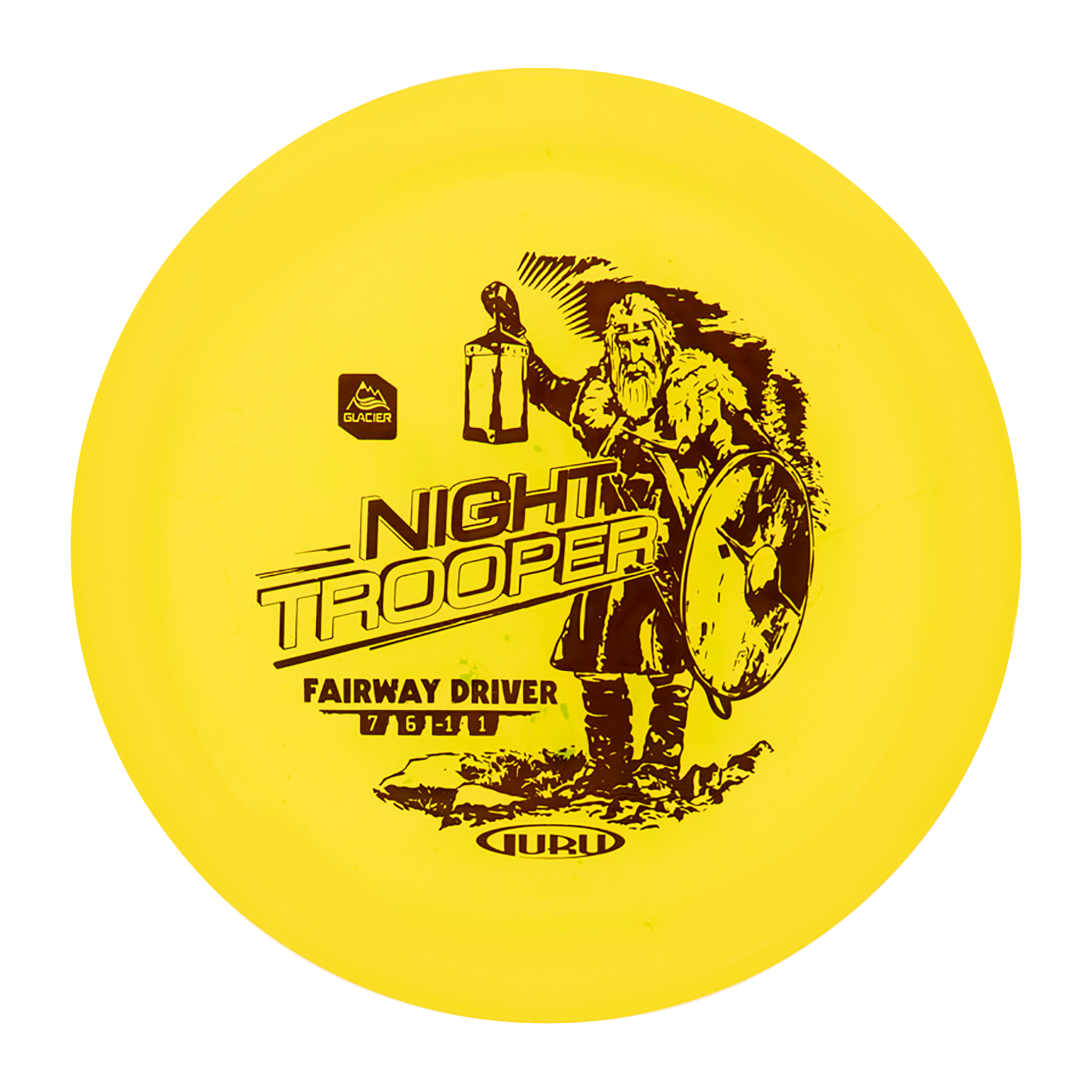 Guru Glacier Line Driver Night Trooper, 170-175 г, шайба для фрисби-гольфа