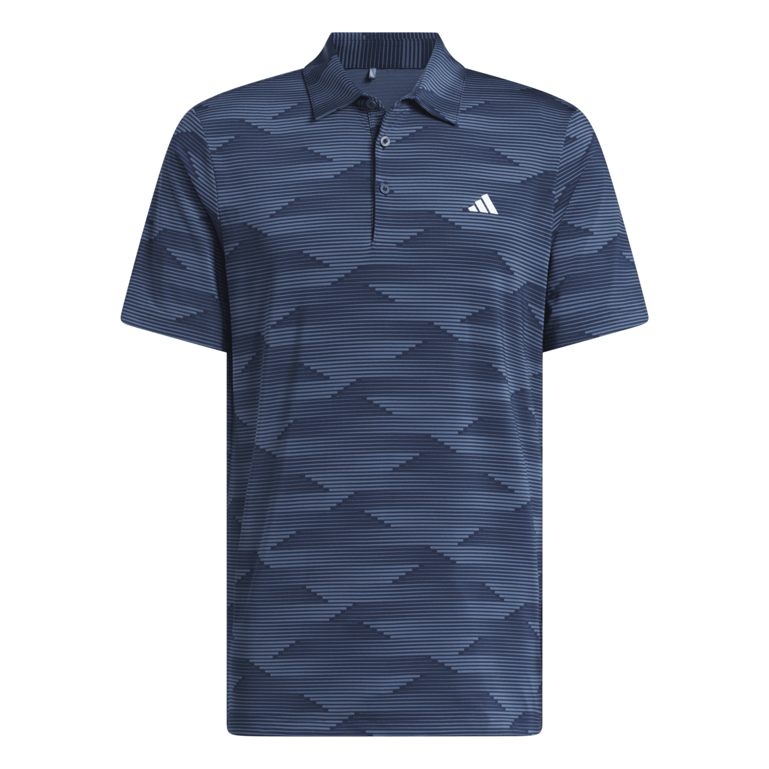 Adidas Golf Ultimate365 Speed ​​Stripe Polo Shirt, мужская рубашка для гольфа