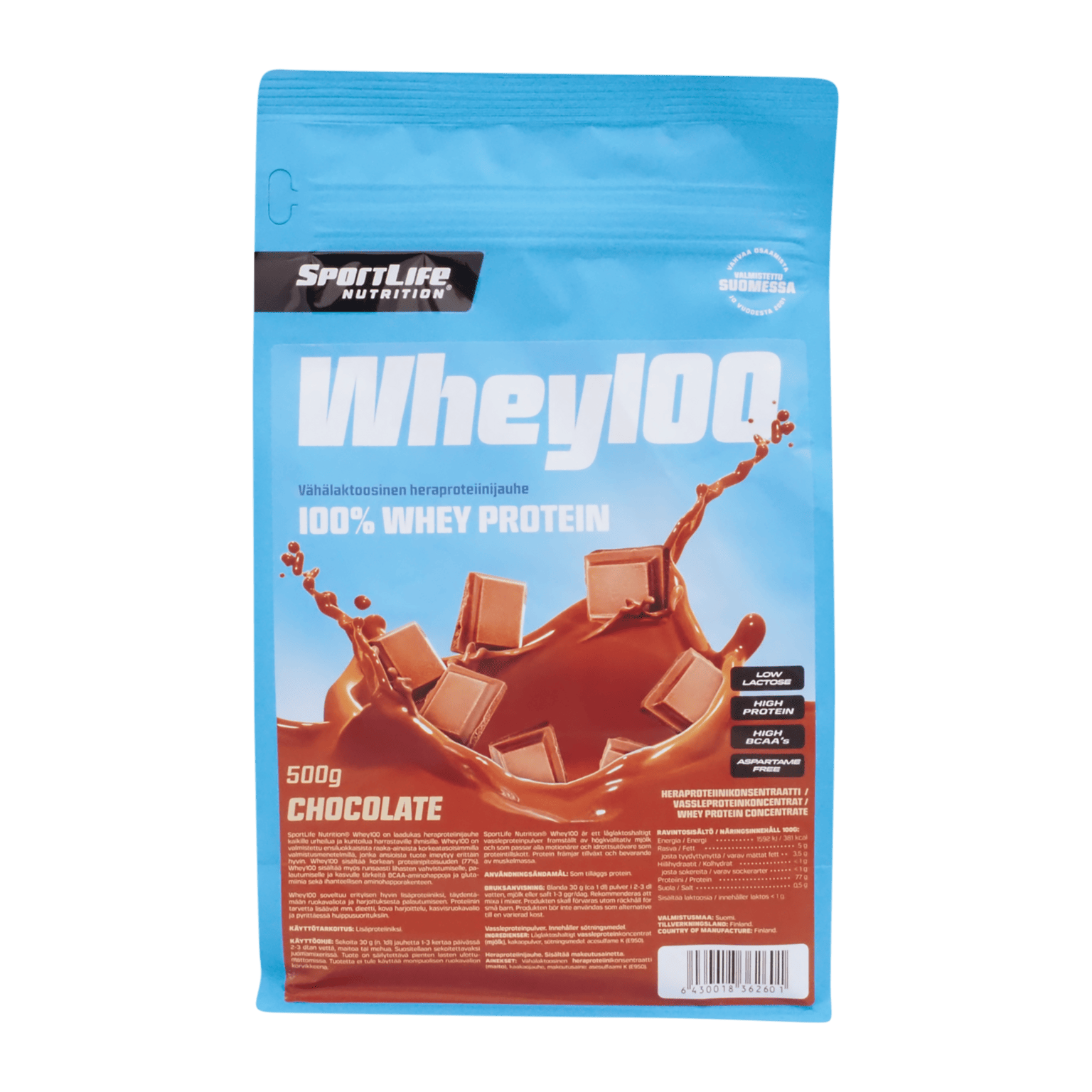 SportLife Nutrition Whey 100, протеиновый порошок