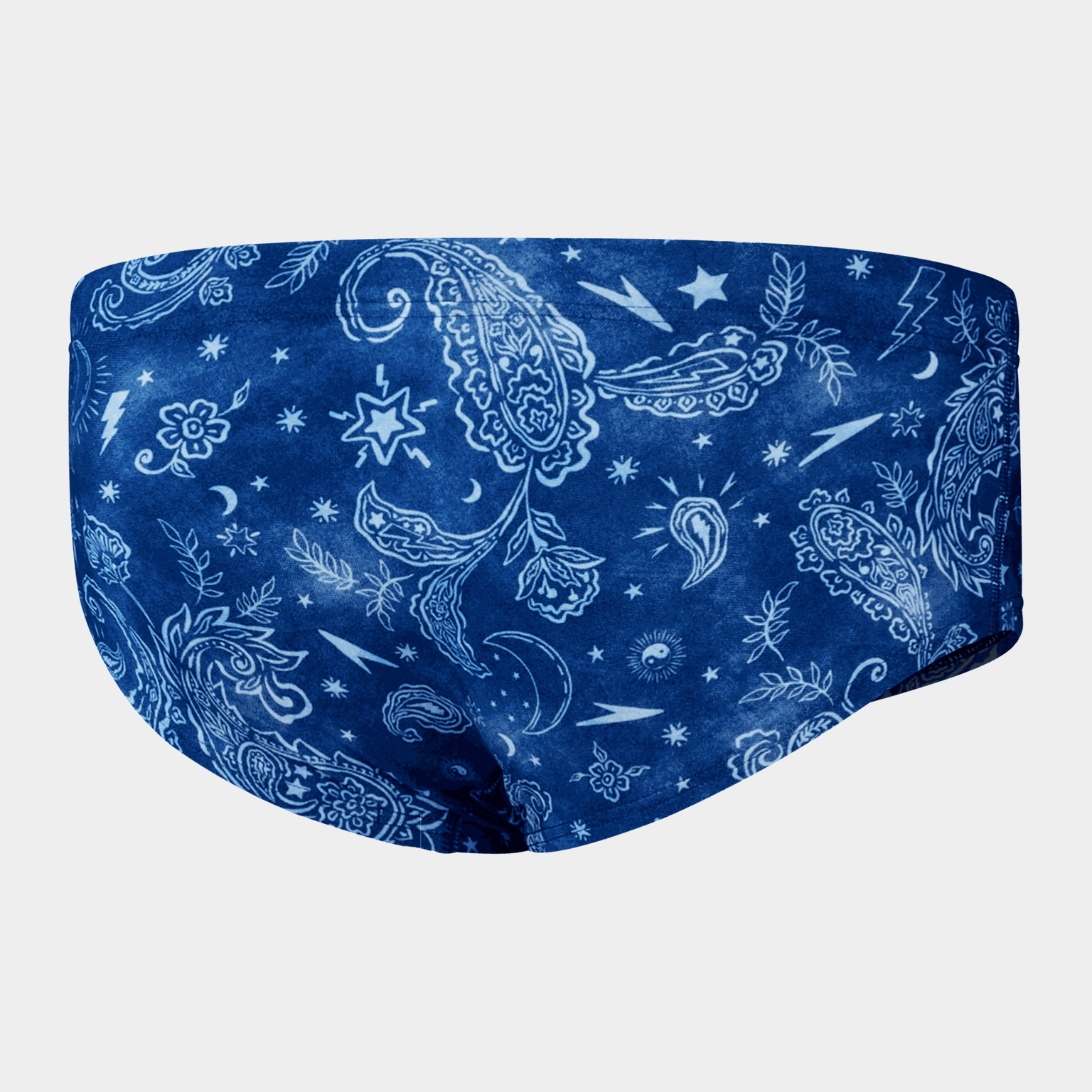 Mens 13.5cm Club Training Allover Brief, miesten uimahousut - full image 2