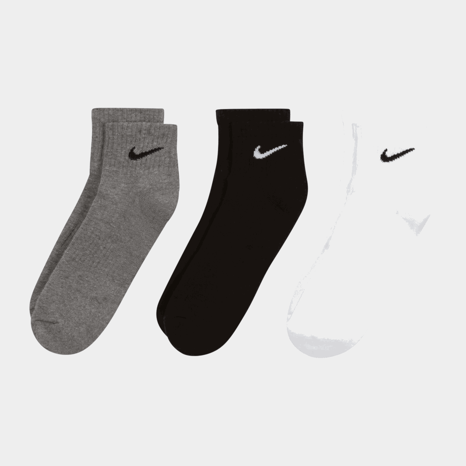 3PK Quarter Socks, miesten sukat - full image 2