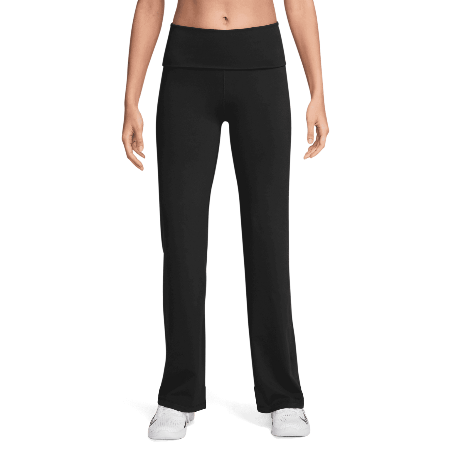 Nike One High-Waisted Fold-Over Pant, женские тренировочные брюки