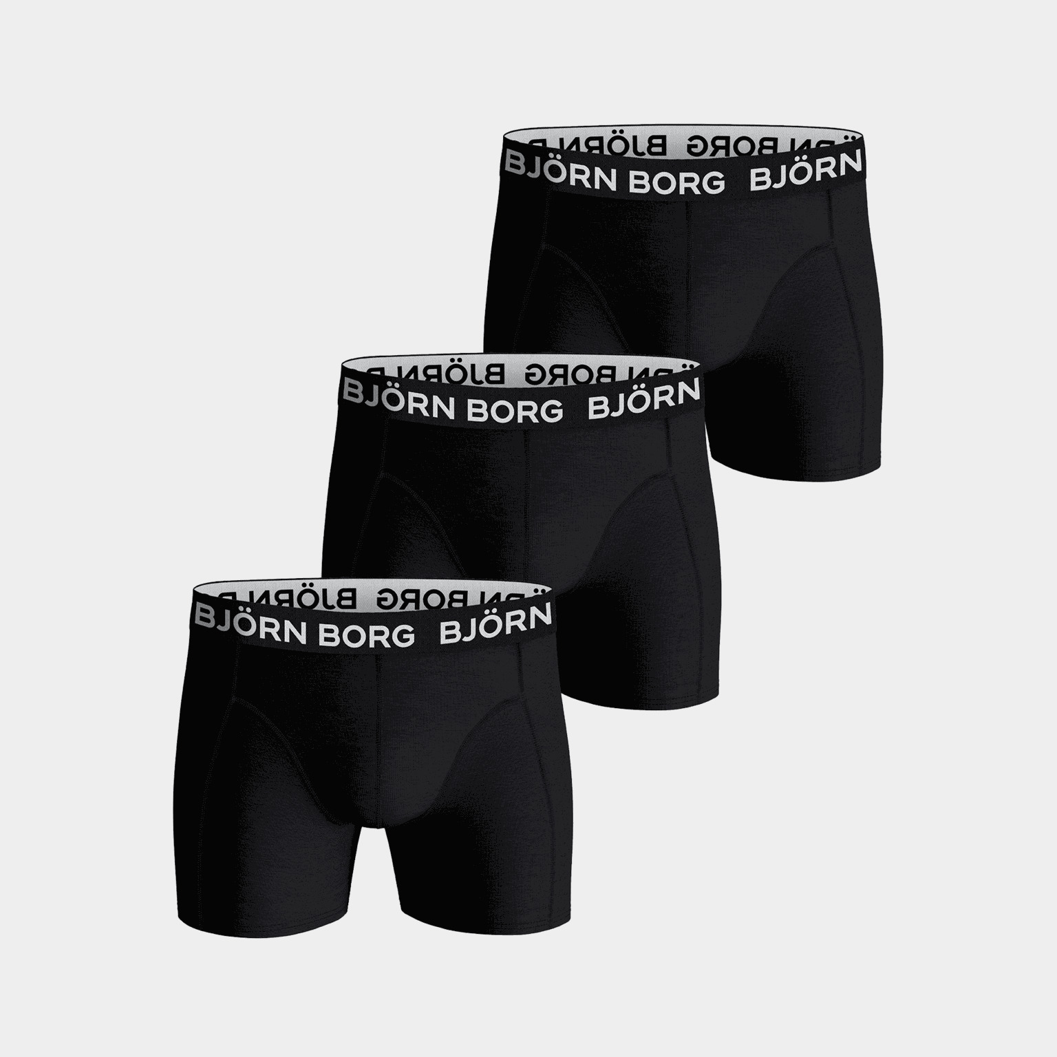 COTTON STRETCH BOXER 3-pack, nuorten bokserit - full image 1