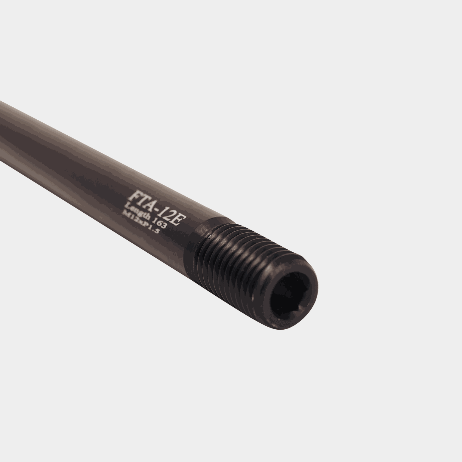XTA-12E Rear Thru Axle | L: 163mm, TL: 20mm, TP: M12xP1.5 - full image 3