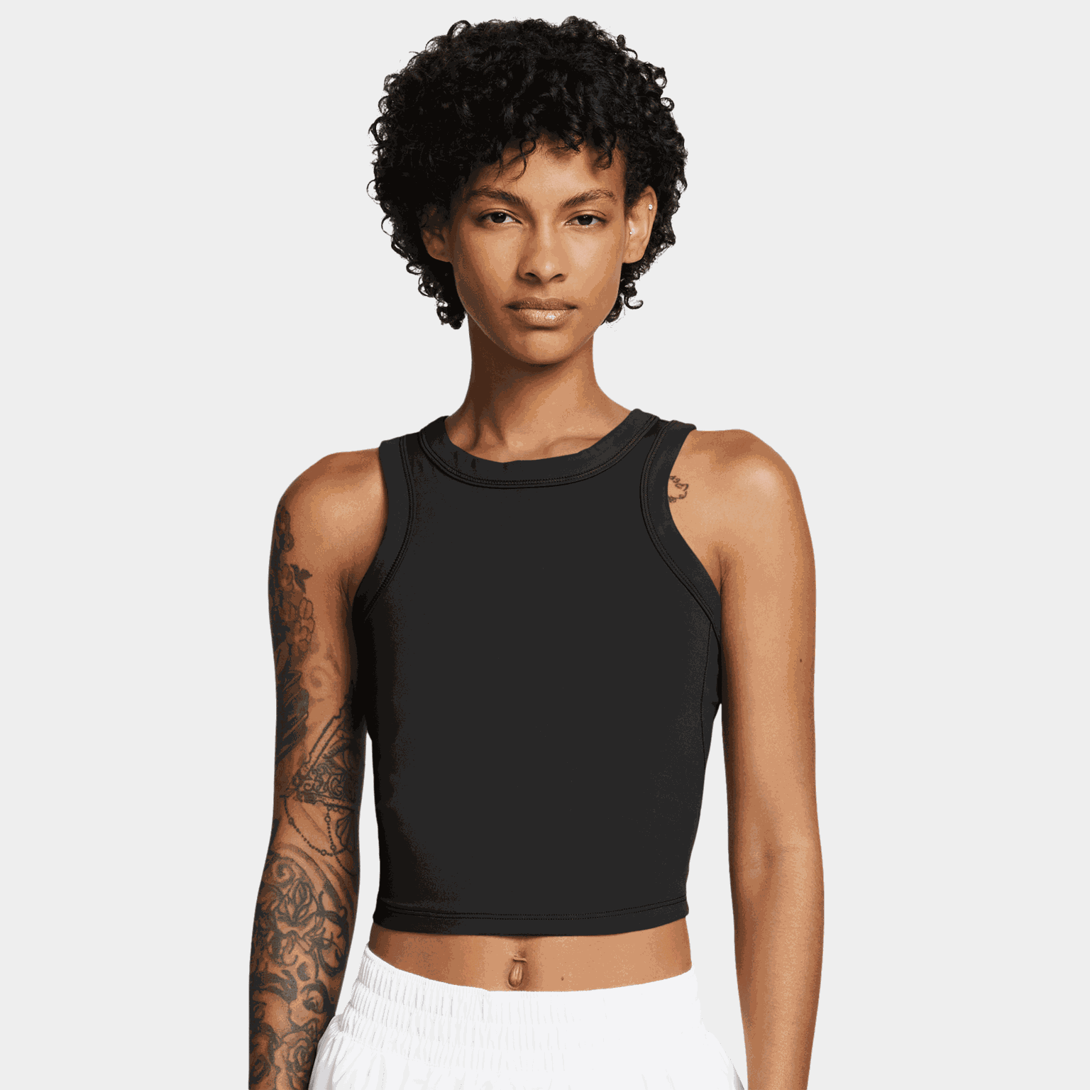 One Fitted Dri-FIT Crop Tank, naisten toppi - full image 1