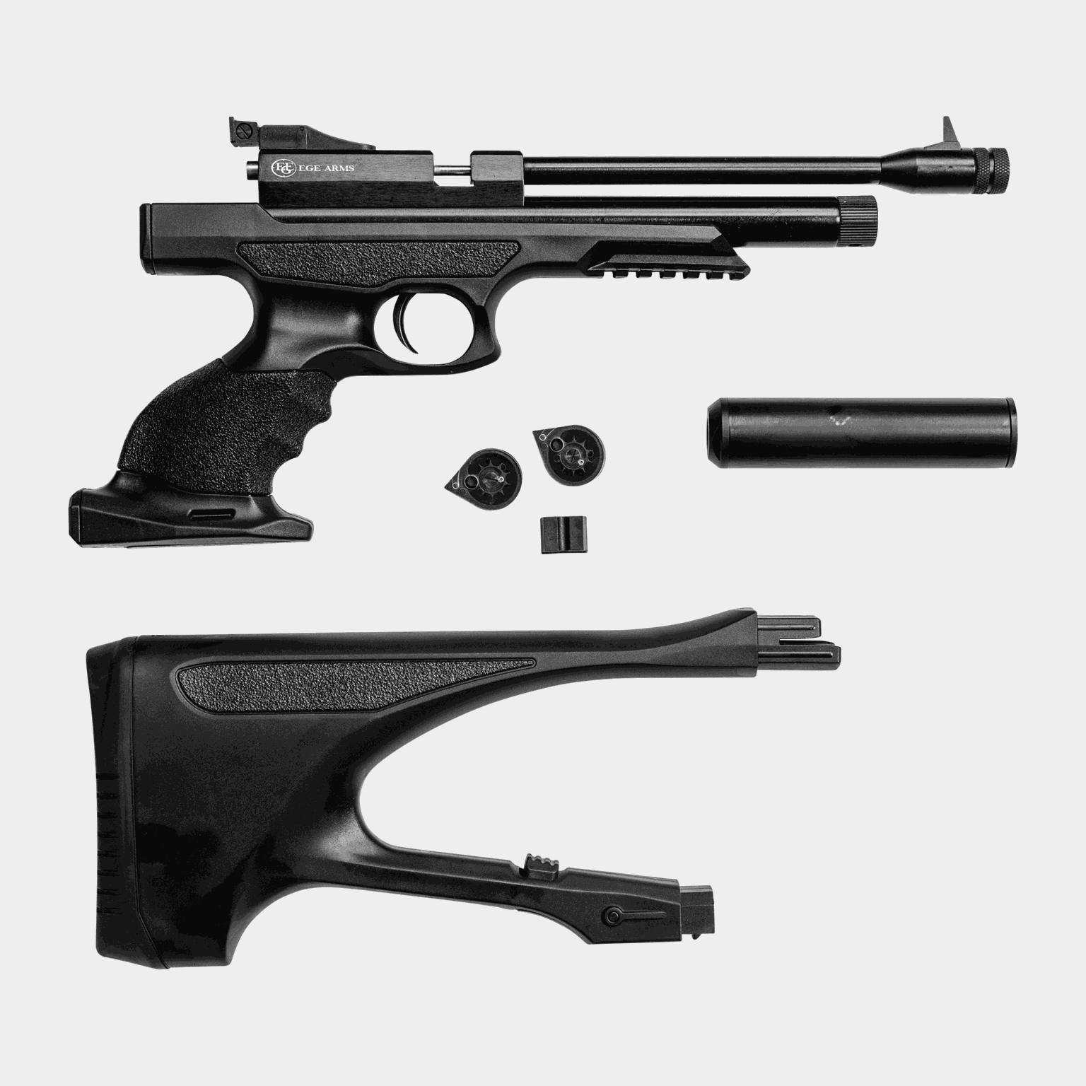 Co2 Air Pistol, Black, 4.5mm, ilmapistooli - full image 1