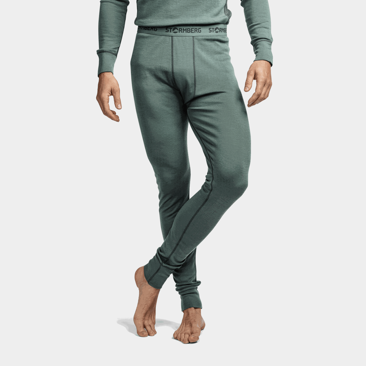 Laajias Merino Wool Longs, miesten villaiset kerrastohousut - full image 1